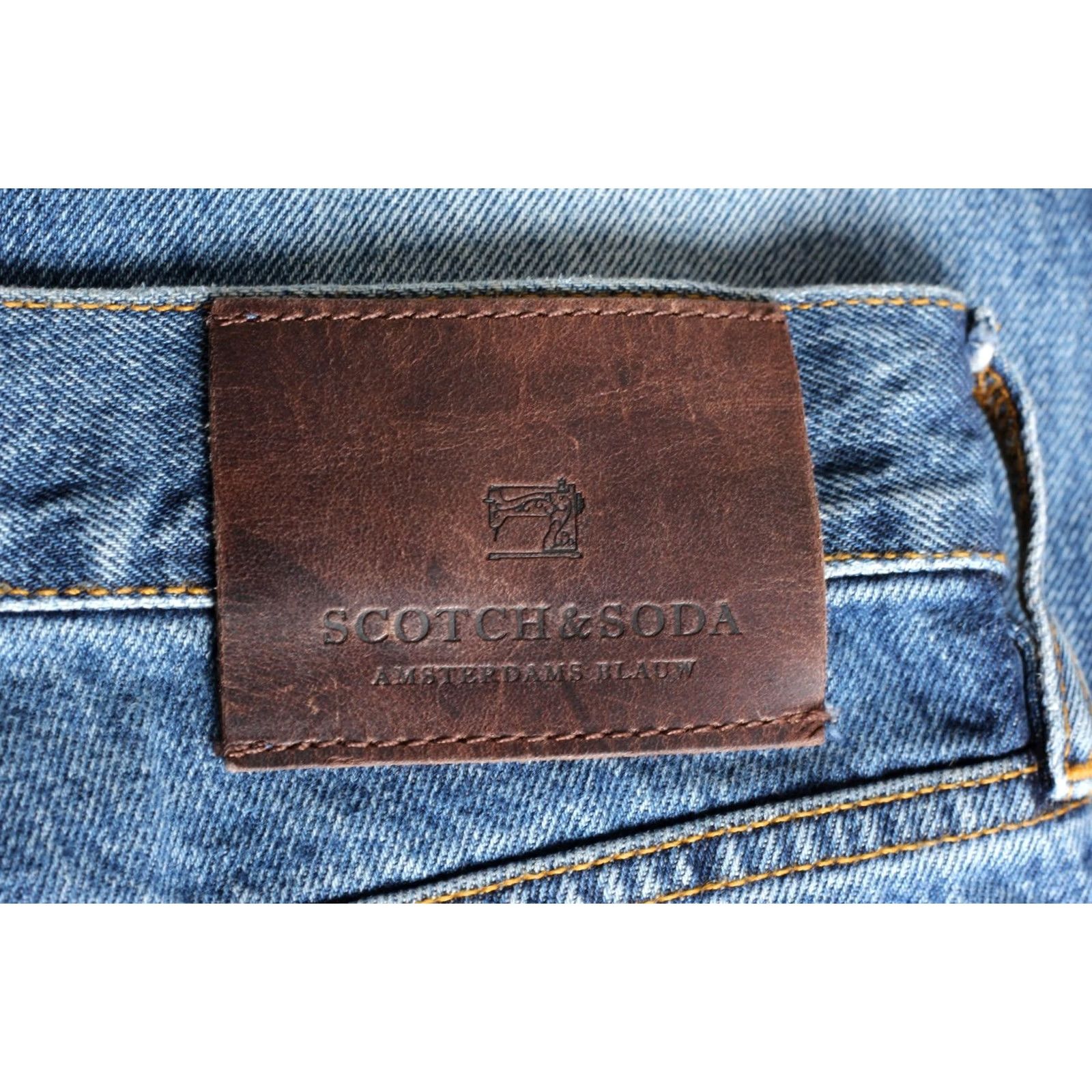Scotch & Soda Scotch & Soda DEAN Jeans Men Blue Loose Tapered Size W32 L32 Size US 32 / EU 48 - 3 Thumbnail