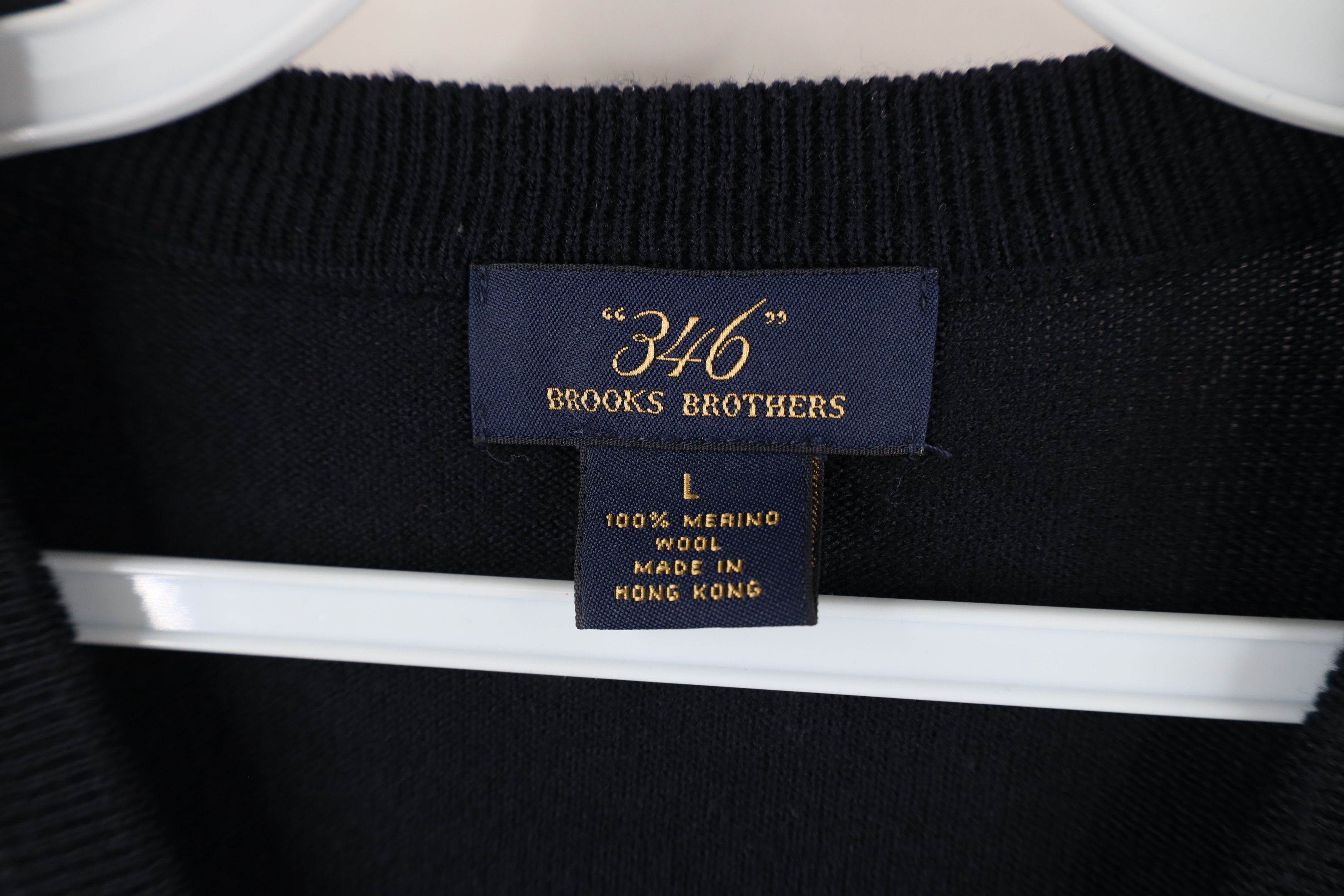 Brooks Brothers × Vintage Vintage Brooks Brothers Knit Argyle Diamond Sweater Vest Size US L / EU 52-54 / 3 - 4 Thumbnail