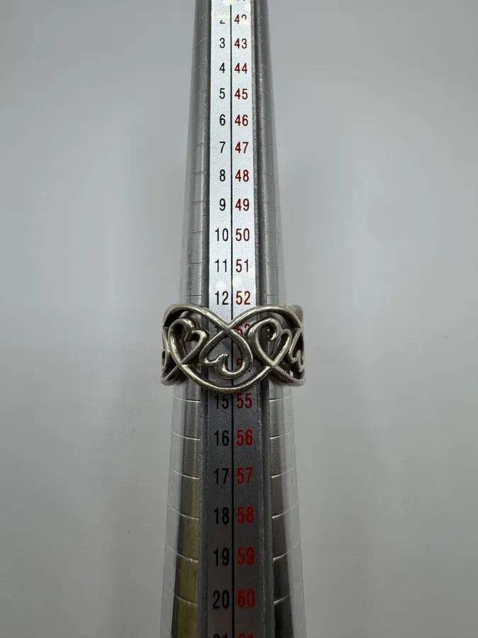 Tiffany & Co. × Vintage Tiffany & Co. Love Hearts Silver 925 Ring Size ONE SIZE - 7 Thumbnail