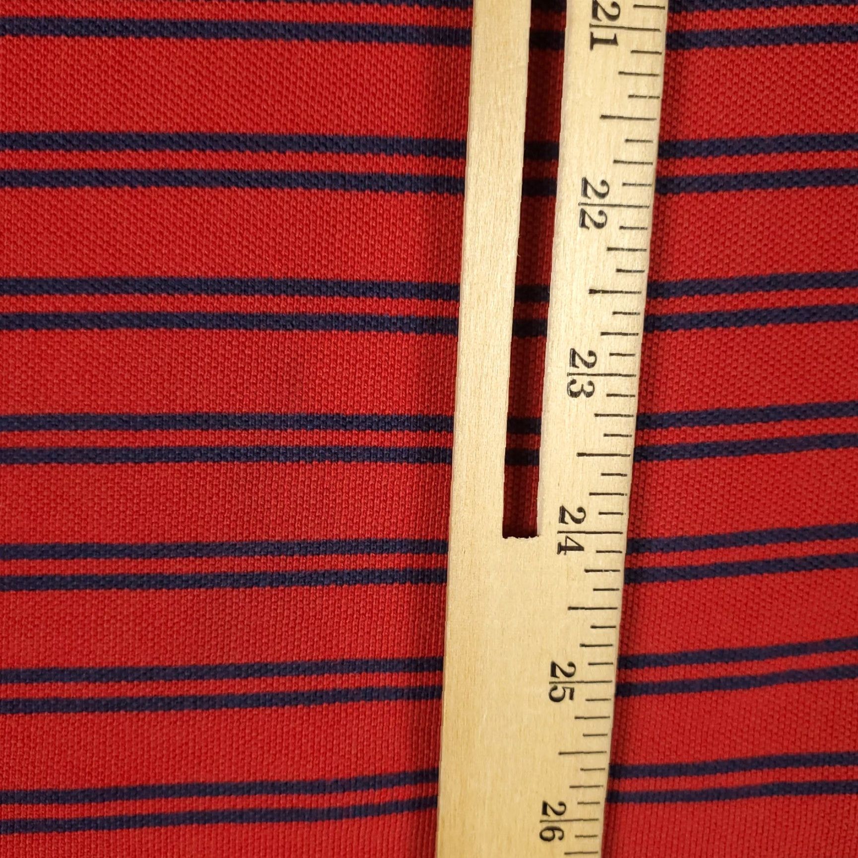Ralph Lauren Ralph Lauren Polo Shirt Mens XL Striped Red/Blue Short Sleeve Casual Knit Button-Front Classic Pony Logo Size US XL / EU 56 / 4 - 6 Thumbnail