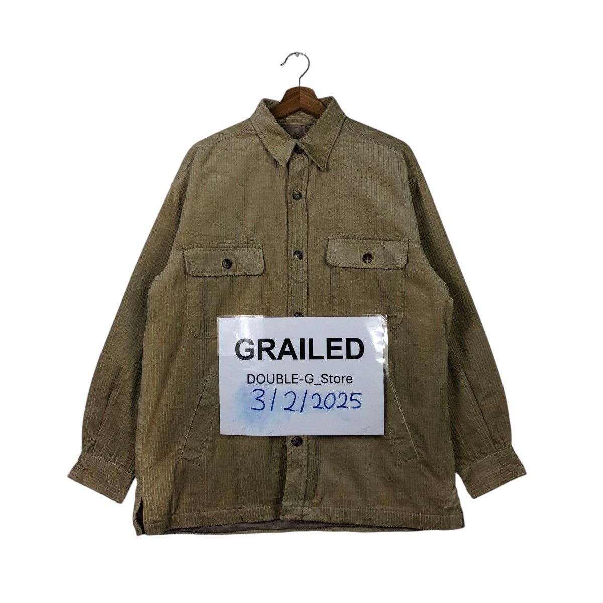 📌Vintage Sea Hop Corduroy Button Jacket Issey Miyake