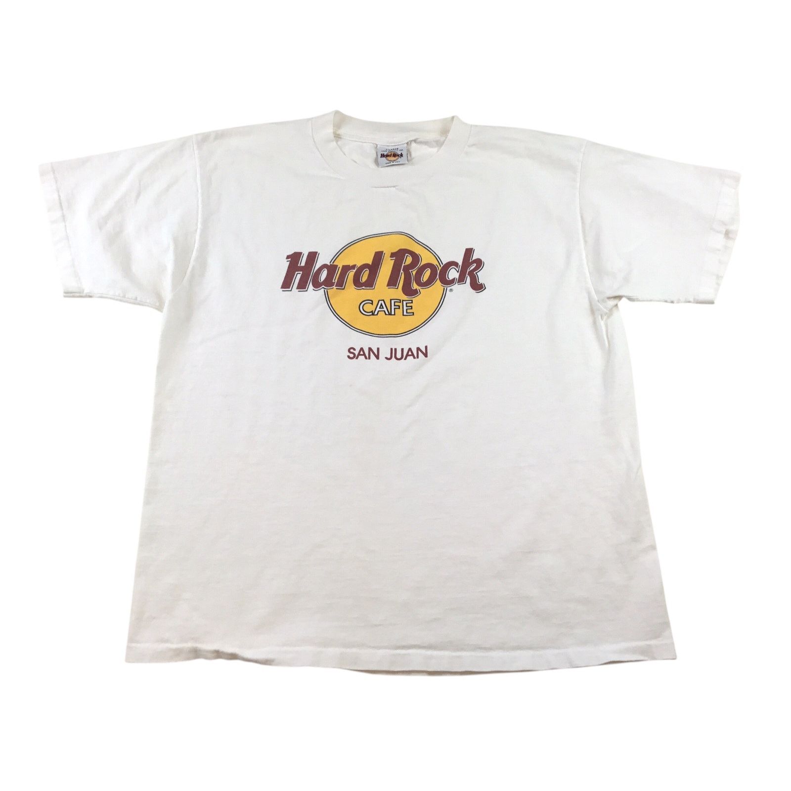 Hard Rock Cafe Hard Rock Cafe T-Shirt San Juan Vintage Classic Logo X-Large Size US XL / EU 56 / 4 - 1 Thumbnail