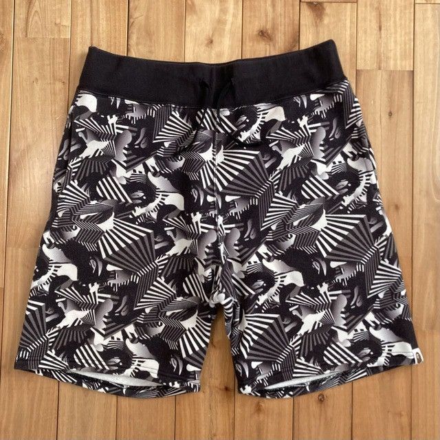 Bape BAPE Dazzle Camo Sweat Shorts a bathing ape NIGO ★size L Size US 34 / EU 50 - 1 Thumbnail