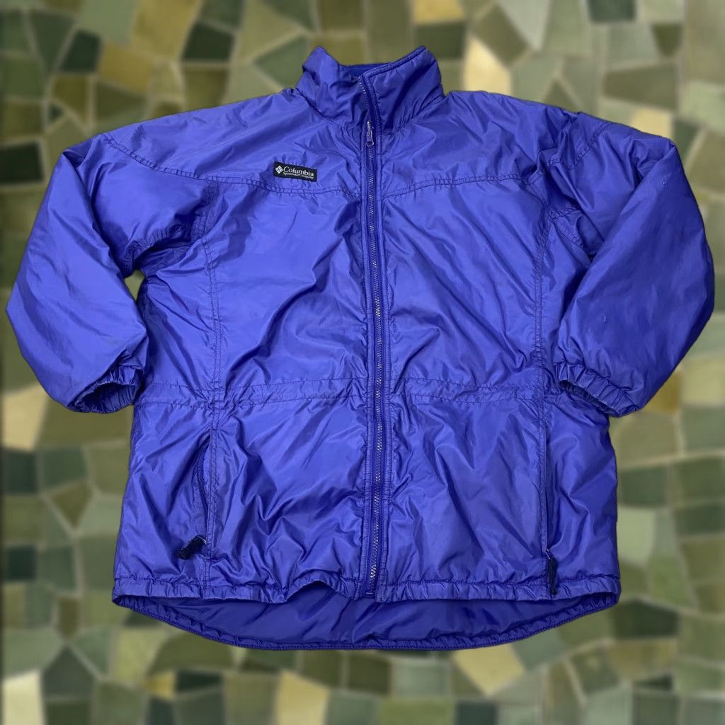 Vintage Columbia Jacket Womens Large Purple Insulated Puffer Full Zip Hiking Size XL / US 12-14 / IT 48-50 - 1 Thumbnail