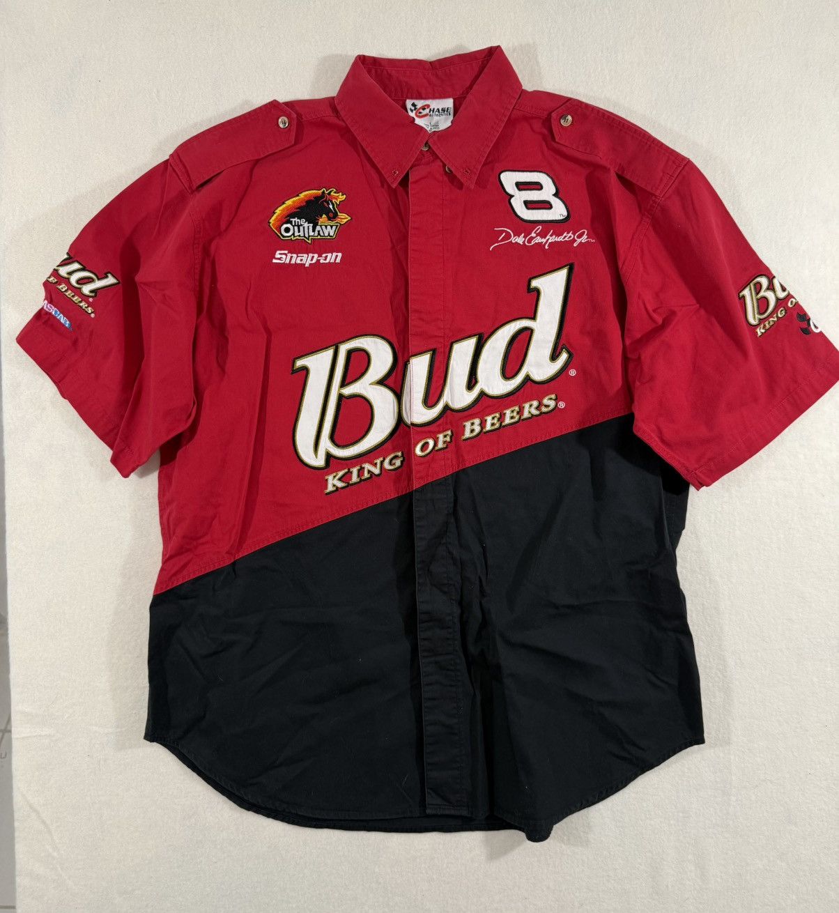 Other Dale Earnhardt Jr Budweiser Racing Shirt 🍺🏁 Size US L / EU 52-54 / 3 - 1 Thumbnail