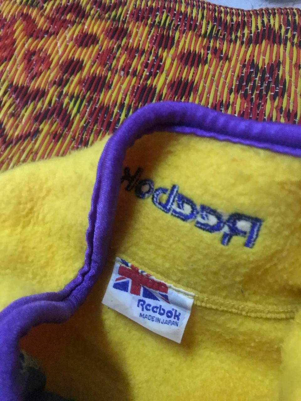 Reebok × Vintage Vintage Reebok Snap T Fleece Pullovers Size US S / EU 44-46 / 1 - 3 Thumbnail