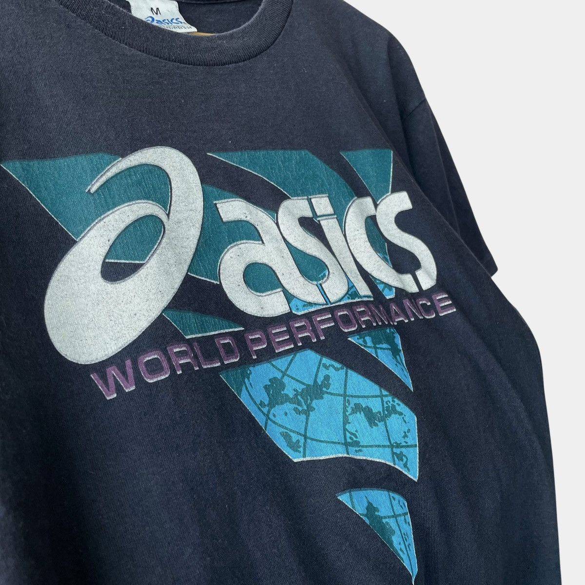Asics Asics Worldwide Performance USA Vintage 1990s Logo Promo Tee Size US M / EU 48-50 / 2 - 4 Thumbnail