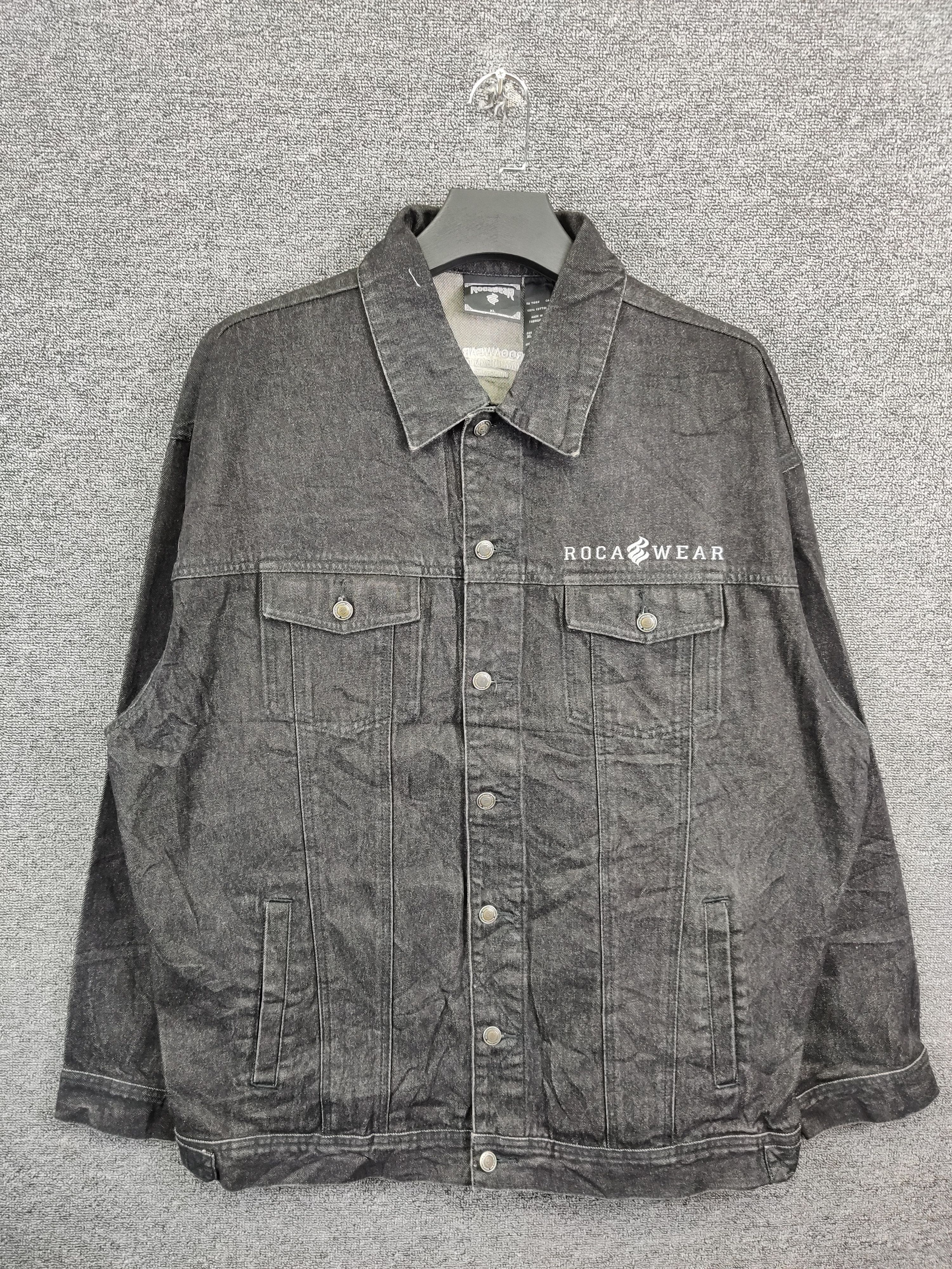 Rocawear Vintage Rocawear Baggy Denim Jacket Size US XL / EU 56 / 4 - 1 Thumbnail