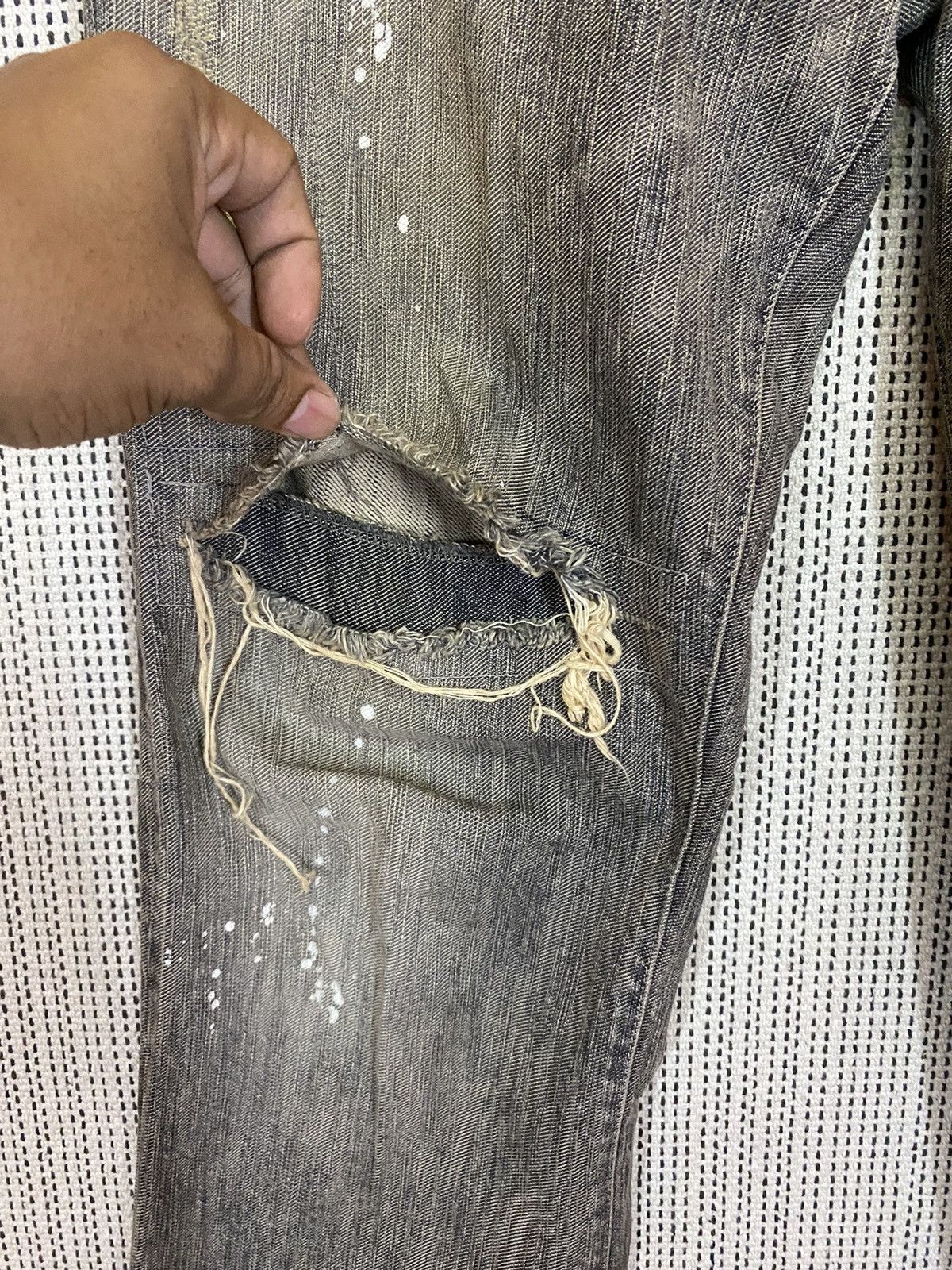 Tornado Mart Vintage tornado mart flared denim split colour distressed Size US 30 / EU 46 - 8 Thumbnail