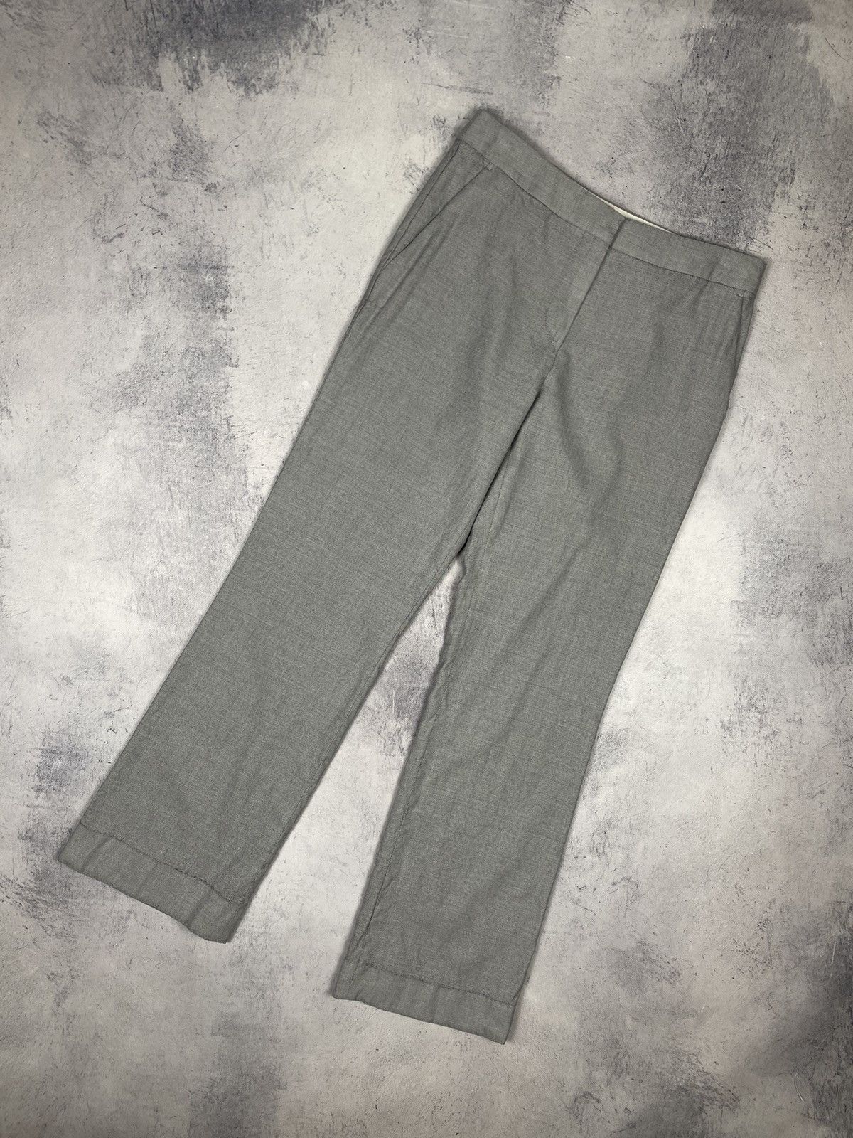 Max Mara Max Mara Italy Designer Wool Casual Pants Size 29" - 3 Thumbnail