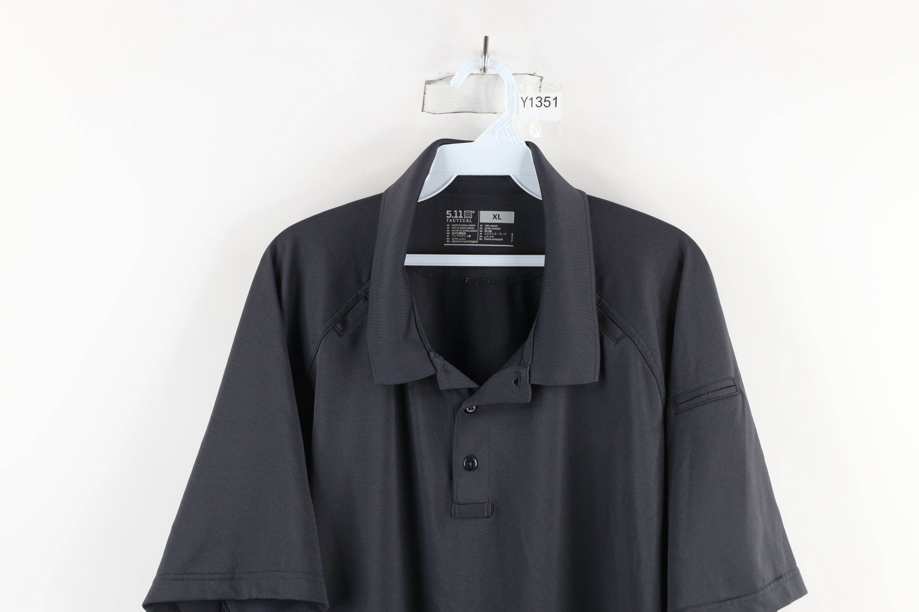 Vintage 5.11 Tactical Series Heavyweight Collared Polo Shirt Gray Size US XL / EU 56 / 4 - 2 Thumbnail