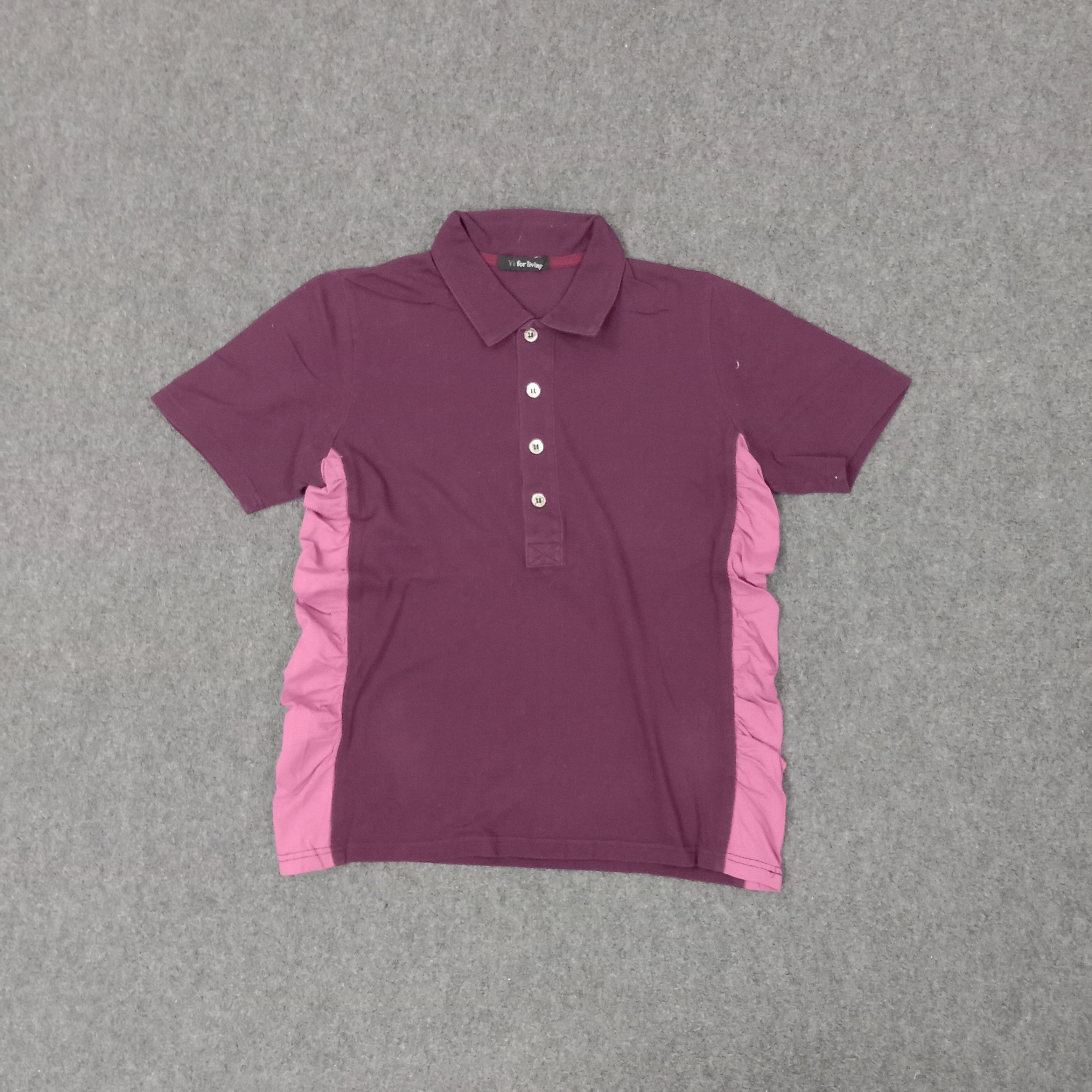 Y's Y's For Living by Yohji Yamamoto Designer Polos C249N26 Size XS / US 0-2 / IT 36-38 - 1 Thumbnail