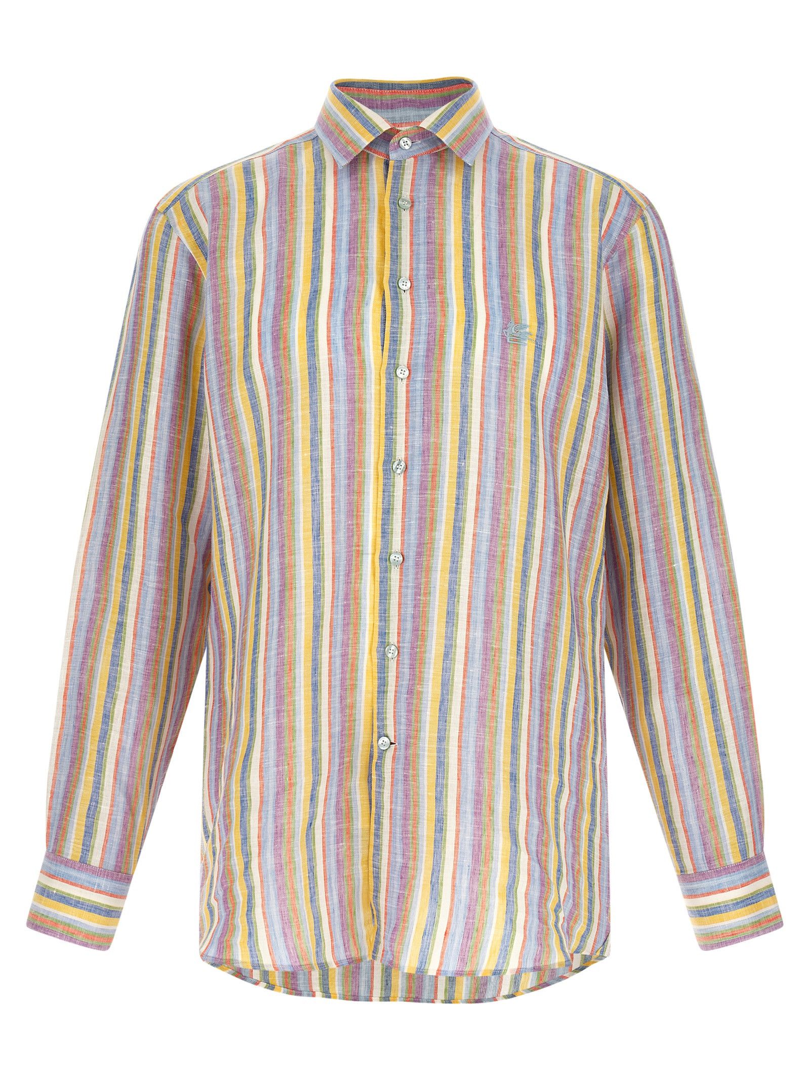 Etro Striped linen shirt Size US XXL / EU 58 / 5 - 1 Thumbnail