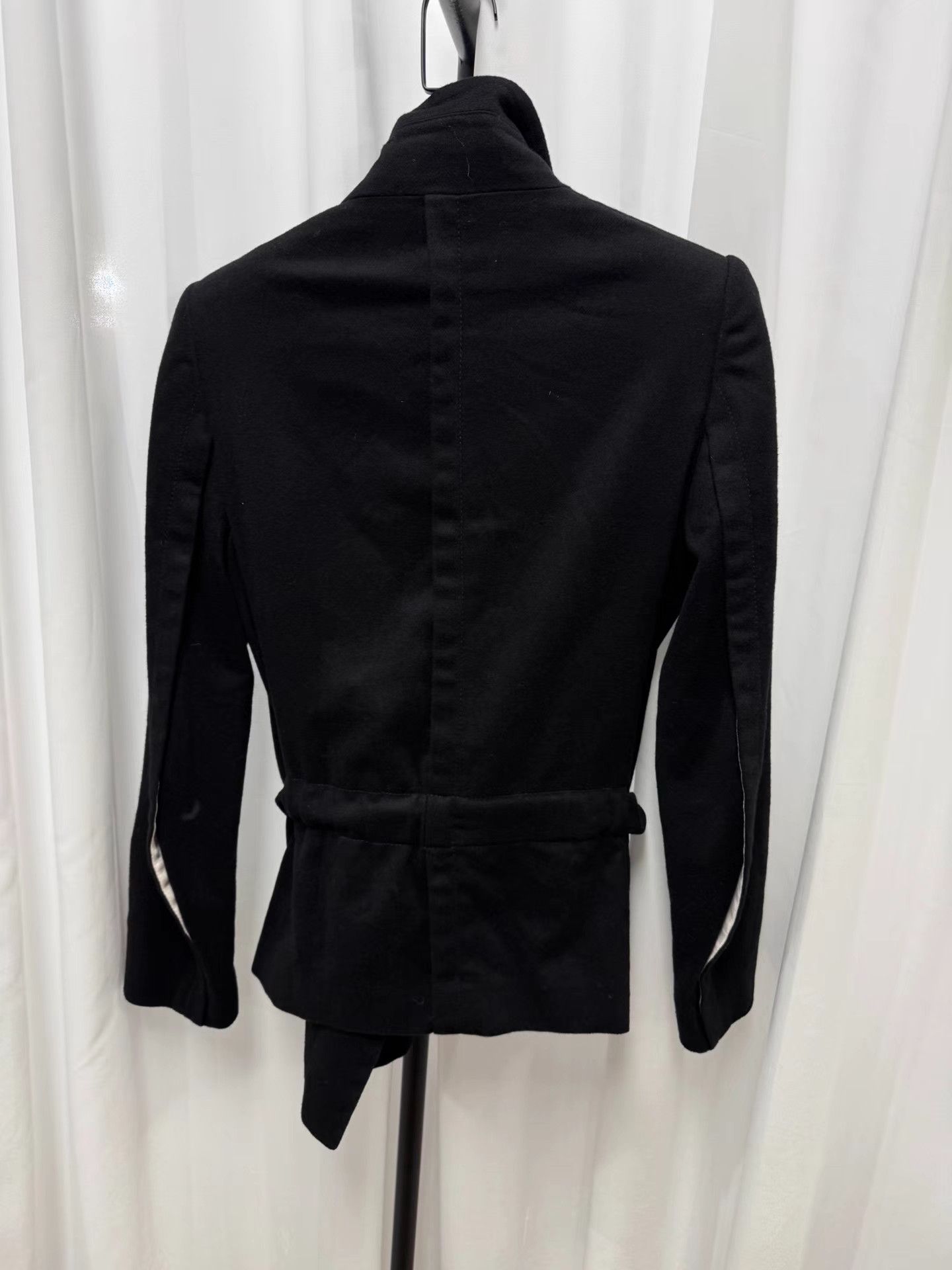Ann Demeulemeester Ann Demeulemeester Cashmere Asymmetric Zip Jacket K20 Size XXS / US 00 / IT 34 - 2 Thumbnail