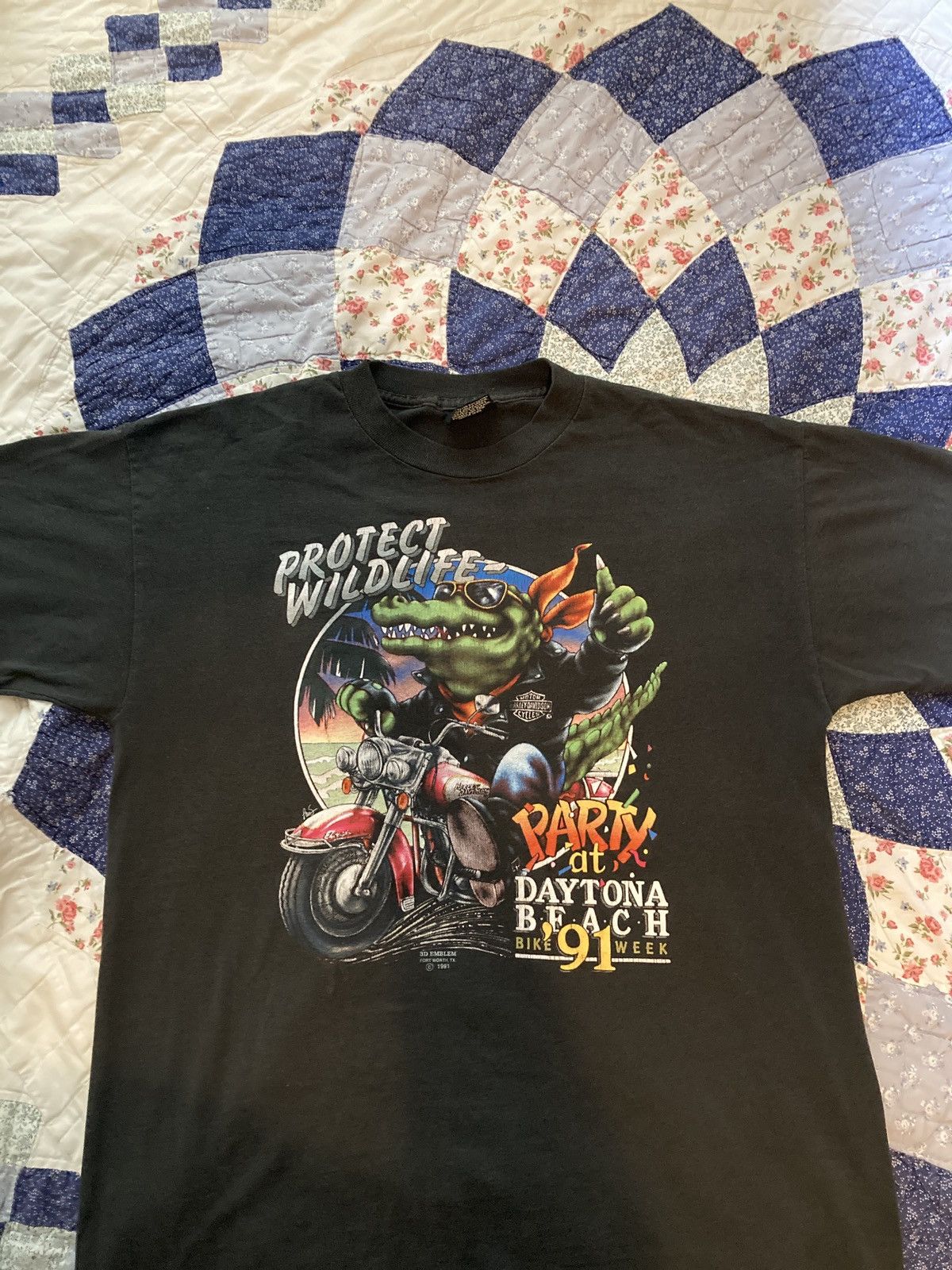 Harley Davidson Daytona beach 91 harley davidson T-shirt Size US XL / EU 56 / 4 - 3 Thumbnail