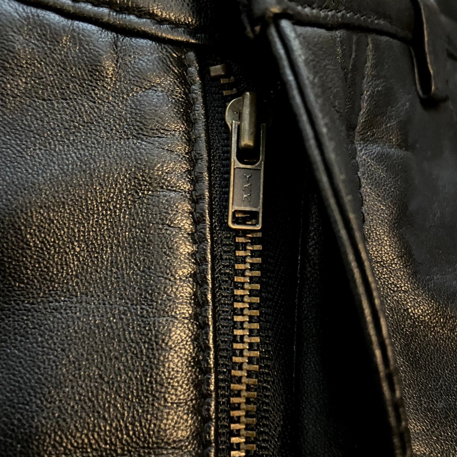 Gap Vintage Gap Leather Pants Y2K Bootcut Mid Rise Black Large Size 34" / US 12 / IT 48 - 2 Thumbnail