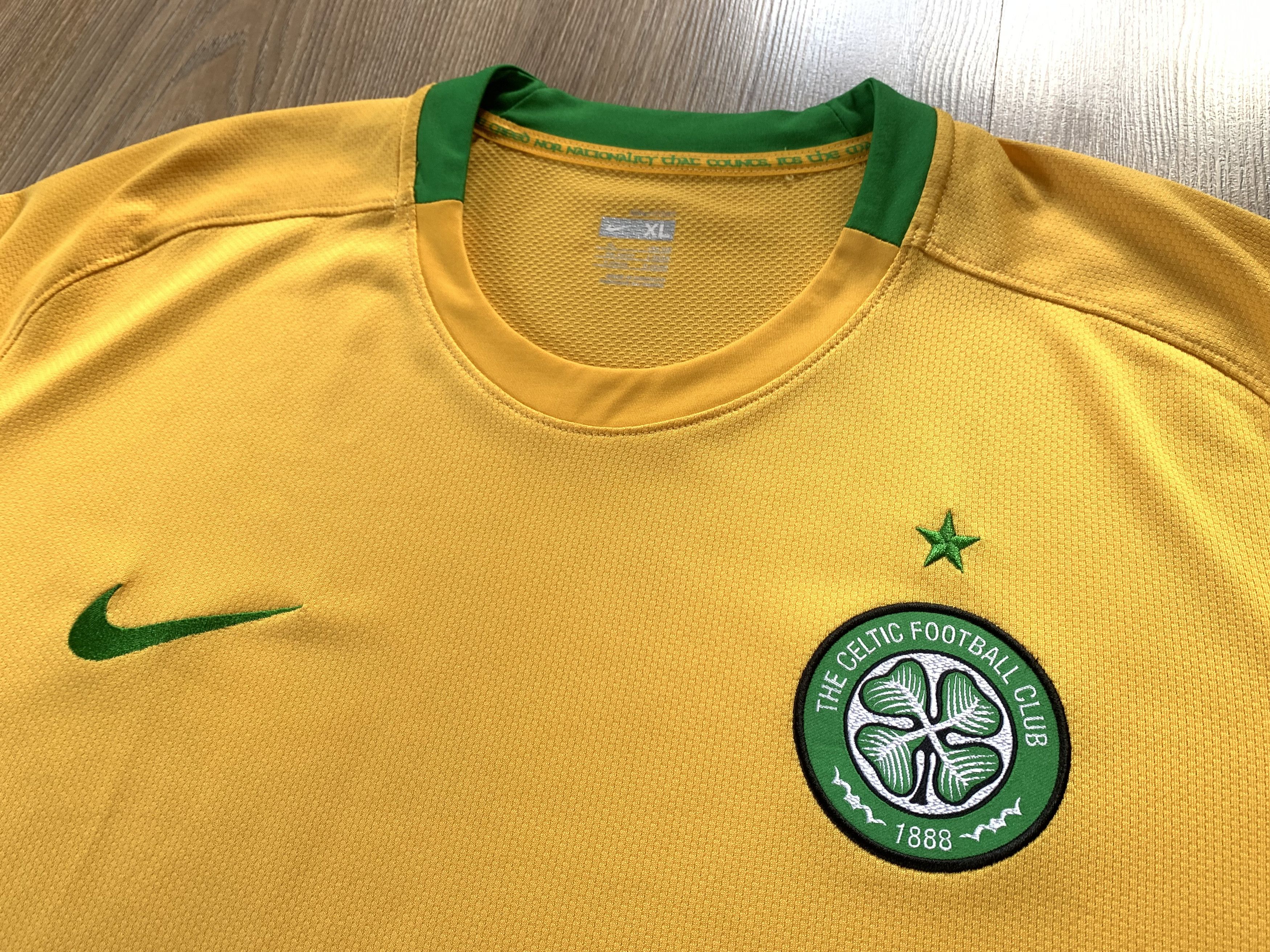Nike × Vintage Vintage Nike Celtic Away Shirt 2008-2009 Size US XL / EU 56 / 4 - 4 Thumbnail