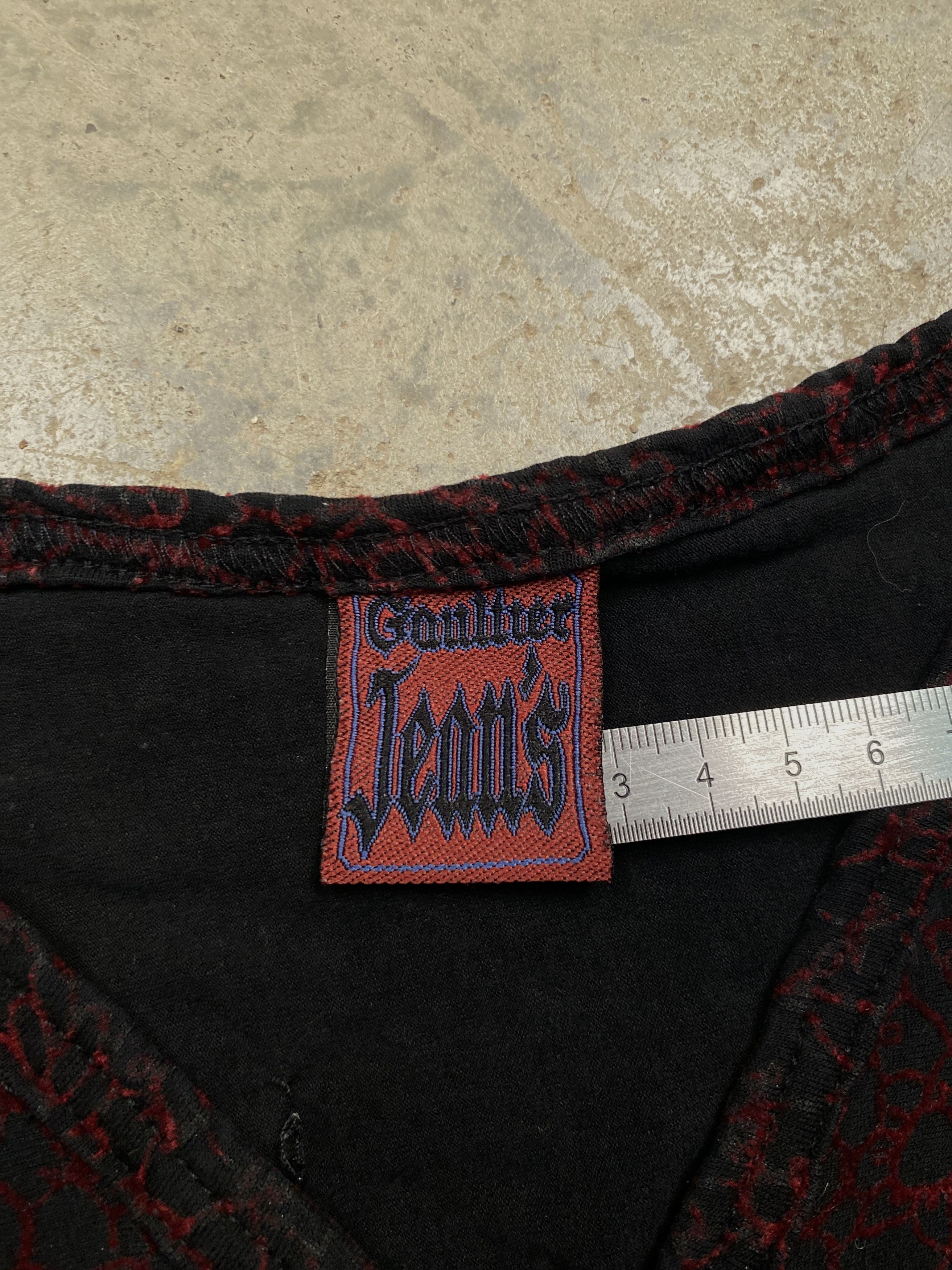 Jean Paul Gaultier Jean Paul Gaultier AW1998 "Vampire" Long-sleeved Viscose Top Size S / US 4 / IT 40 - 4 Thumbnail