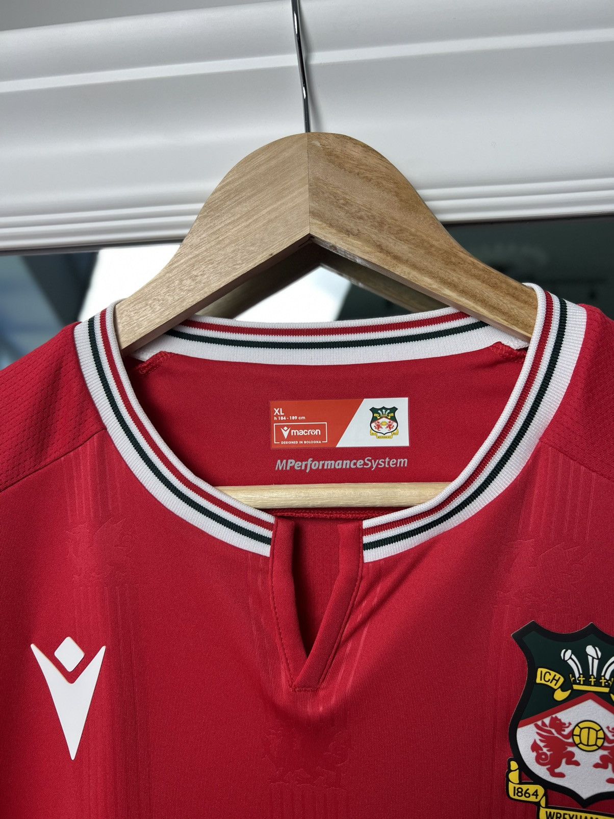 Macron × Vintage Wrexham AFC Home Jersey 2023/24 Macron XL – Mint Condition Size US XL / EU 56 / 4 - 10 Thumbnail