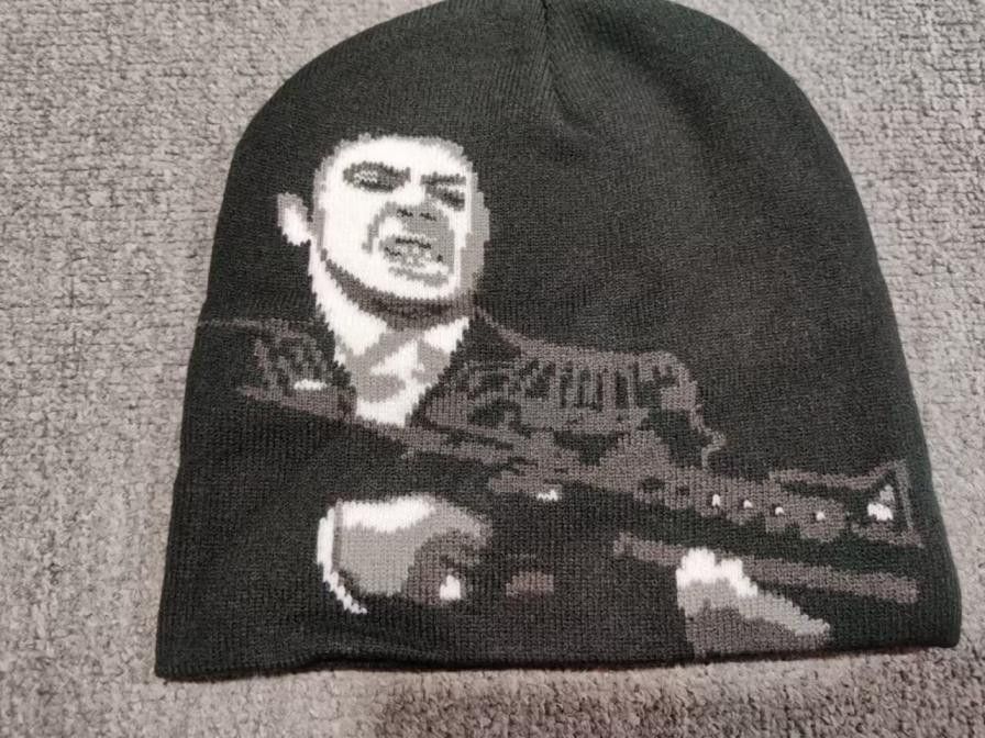 Japanese Brand Tony Montana Scarface No Cuff Knit Skully Cap Beanie Hat ...