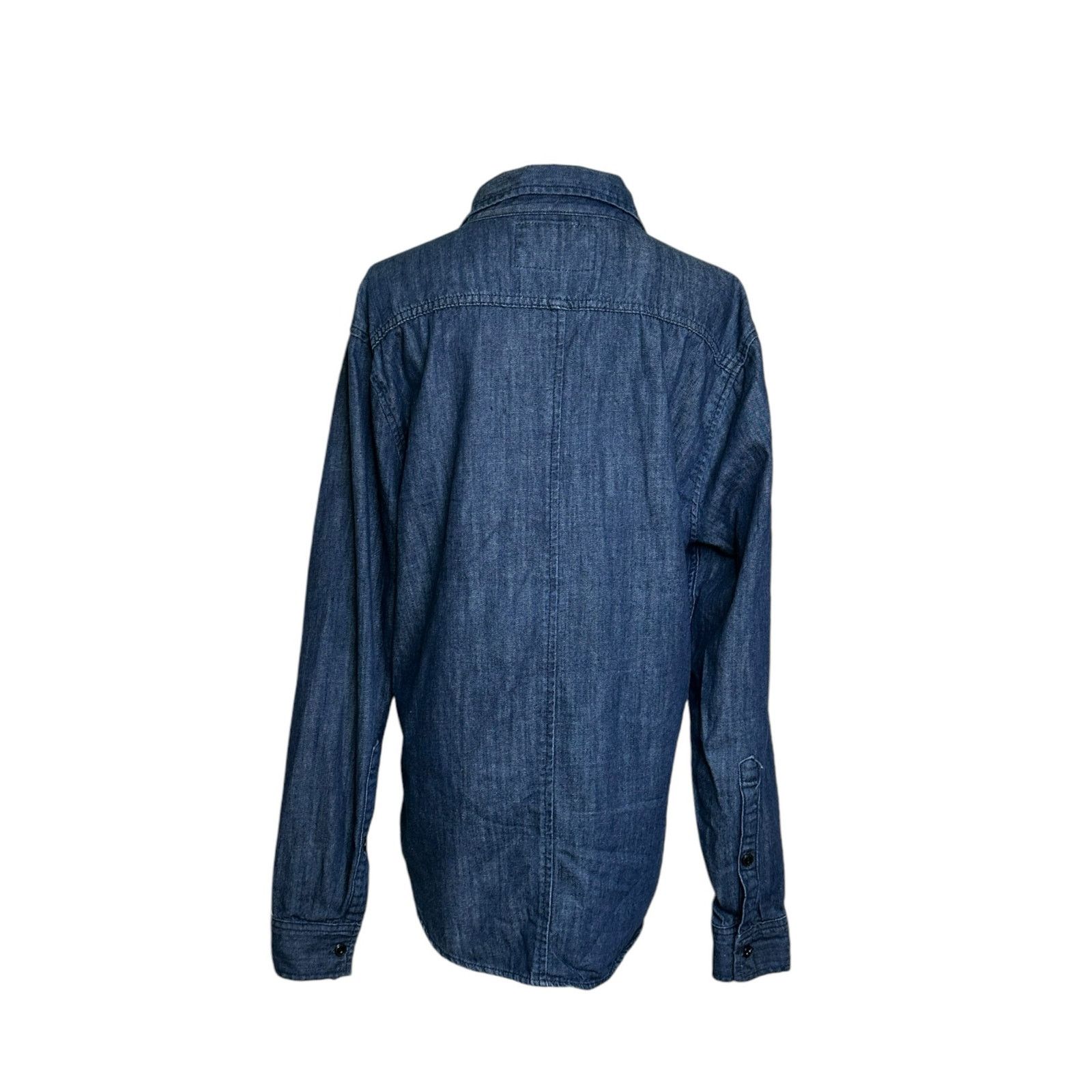 Cotton On Cotton On blue denim buttoned long sleeves shirt size large Size L / US 10 / IT 46 - 2 Thumbnail