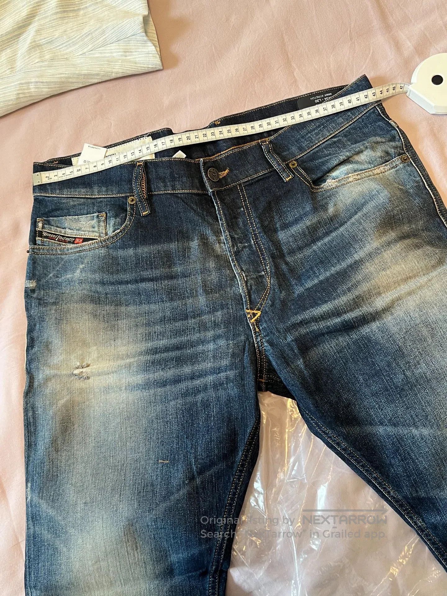 Diesel Diesel Men's THOMMER Washed Jeans. Size US 34 / EU 50 - 4 Thumbnail
