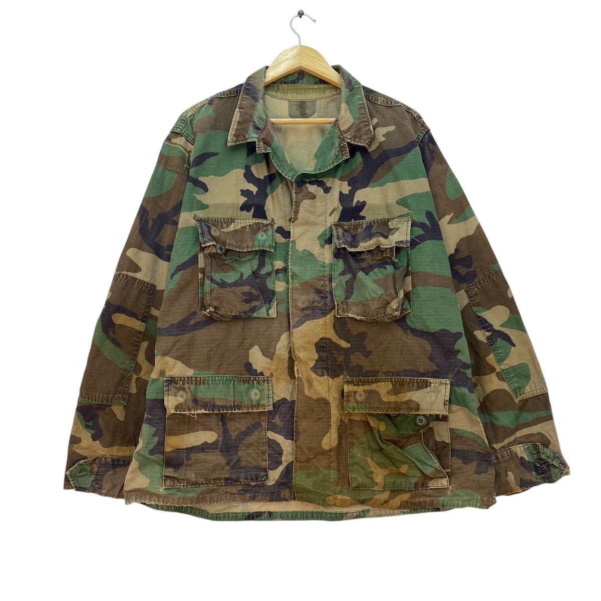 Vintage 💥Vintage Us Army Camouflage Jacket Size US M / EU 48-50 / 2 - 1 Thumbnail