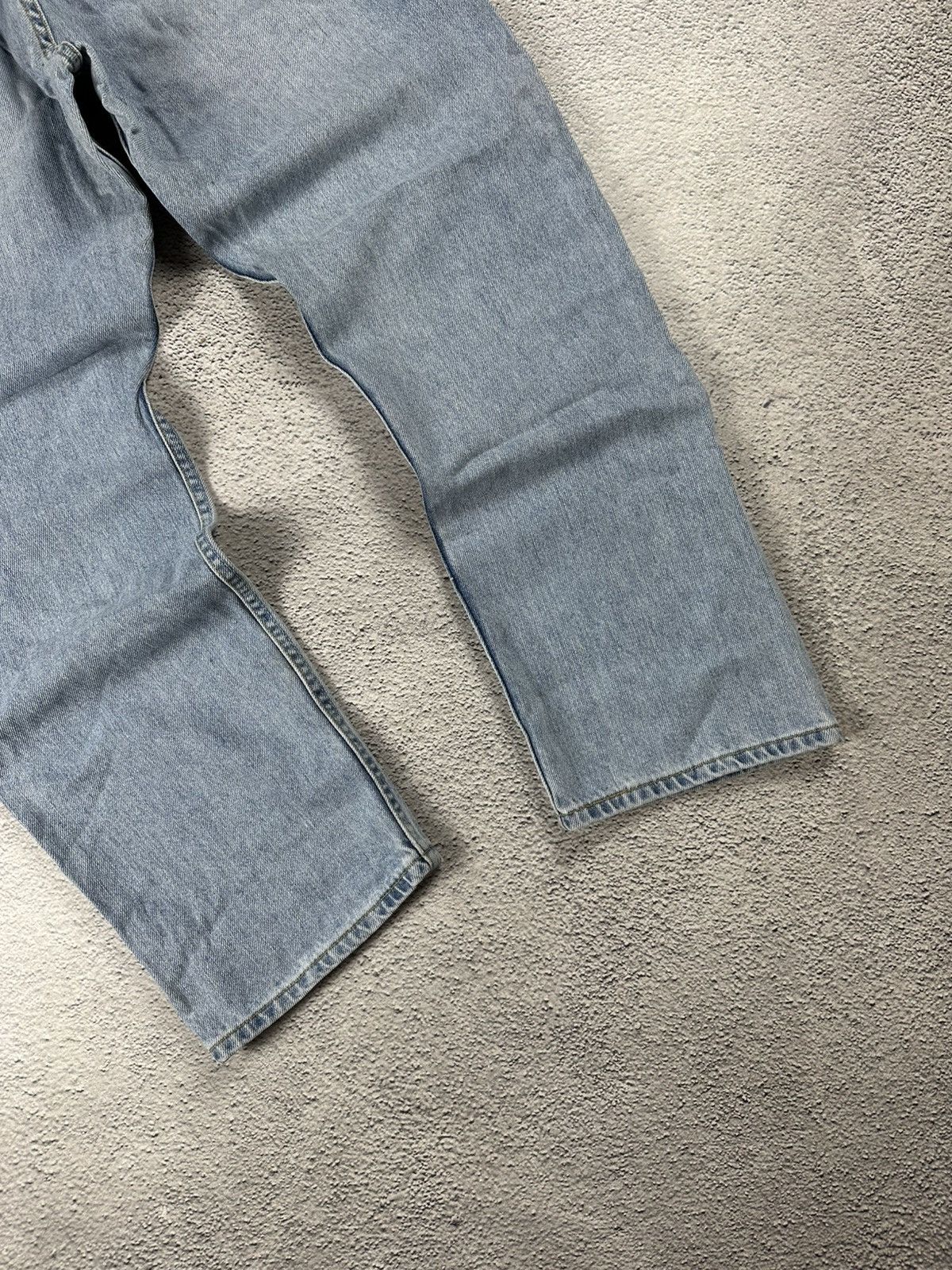 Levi's Vintage Clothing Vintage Levi’s 505 Denim Jean Blue Baggy Faded 90s Regular Size US 36 / EU 52 - 4 Thumbnail
