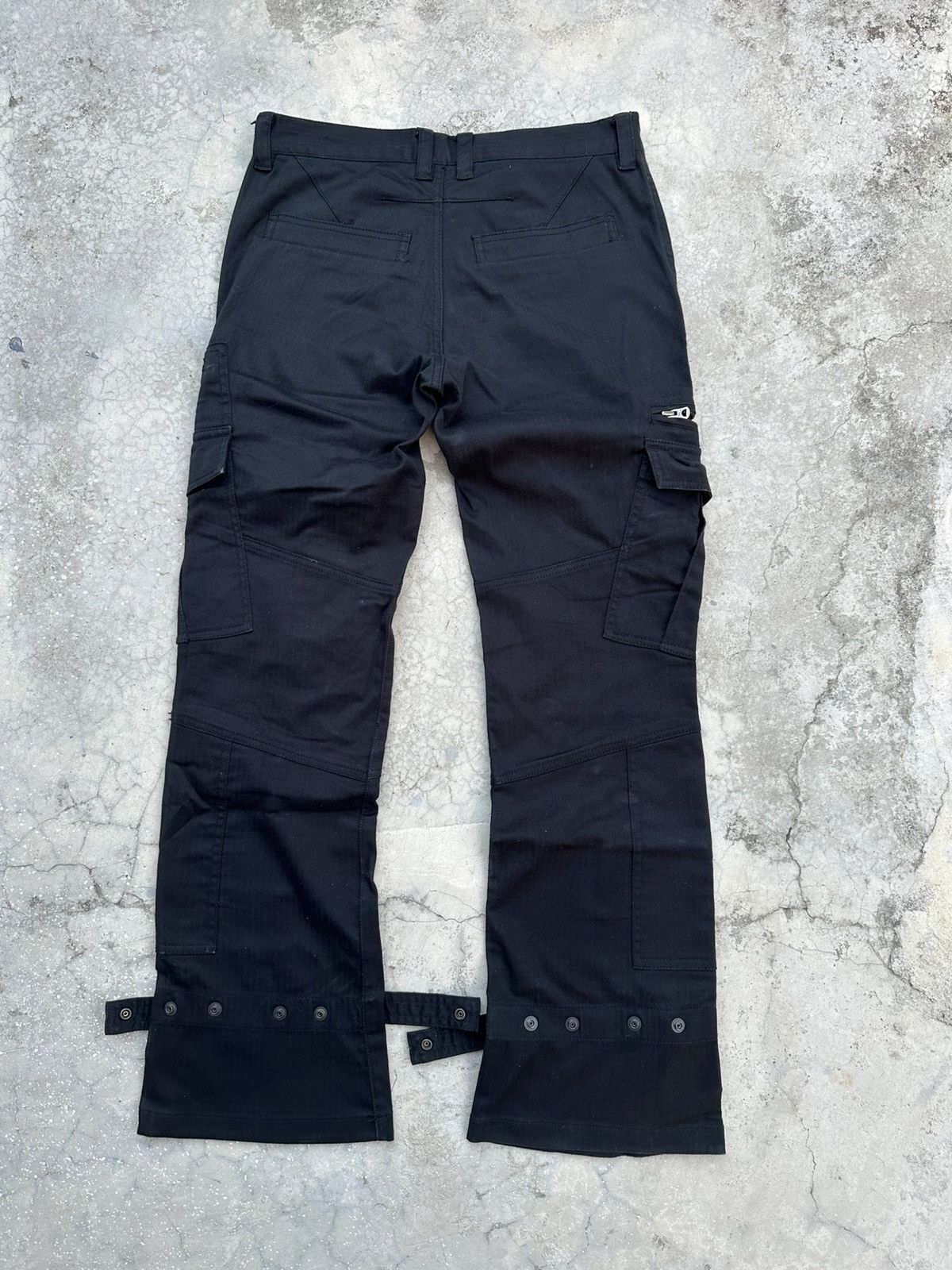 Tete Homme Vintage Tete Homme HBT Cargo Flare Trousers Pants Size US 32 / EU 48 - 4 Thumbnail