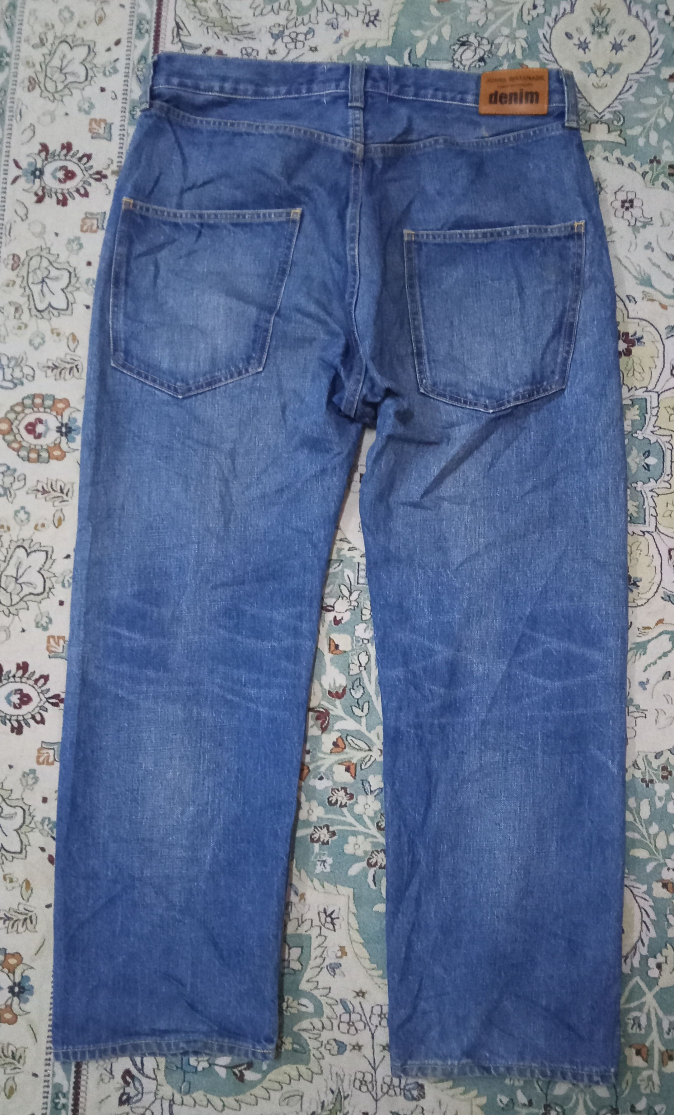 Comme des Garcons Junya Watanabe x Comme Des Garcons Denim Patchworks Jeans Size US 34 / EU 50 - 2 Thumbnail