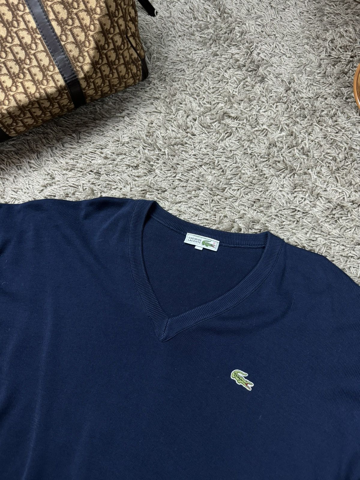 Lacoste Sweater Lacoste Chemise 90s original old money item Size US XL / EU 56 / 4 - 2 Thumbnail