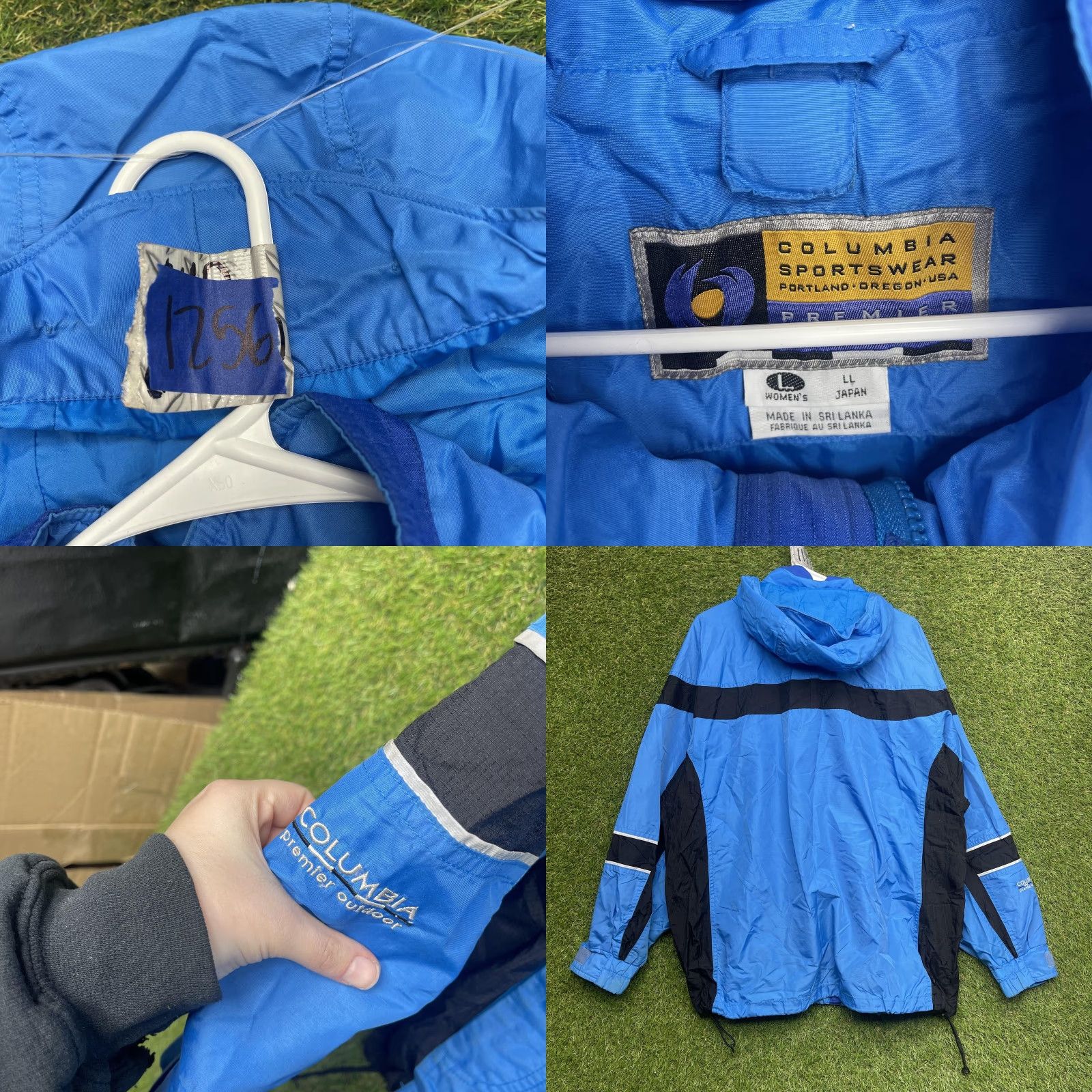 Vintage VINTAGE Columbia Jacket Womens Large Blue Premier Outdoor 90s Windbreaker Ski Size L / US 10 / IT 46 - 8 Thumbnail