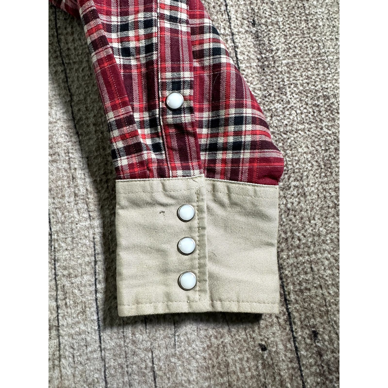 Wrangler Wrangler Flannel Snap Button Shirt Shacket XL Plaid Jacket Size US XL / EU 56 / 4 - 5 Thumbnail