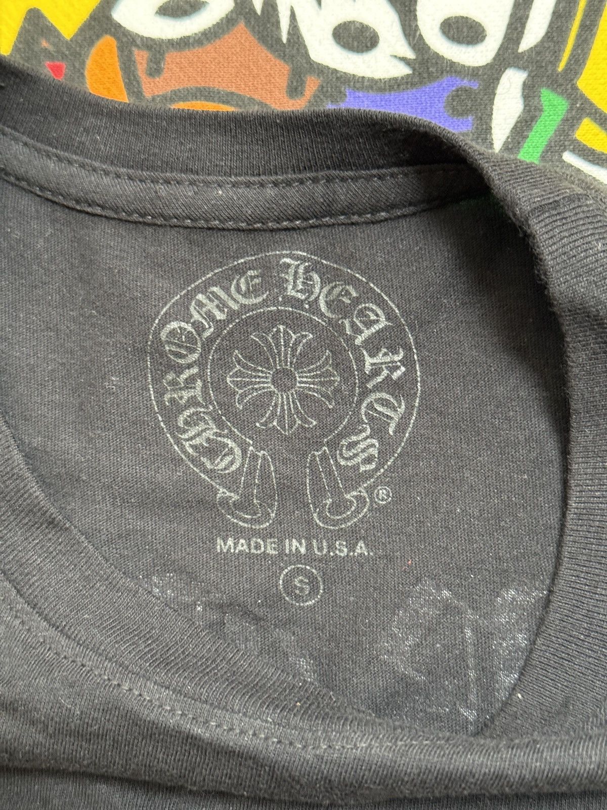 Chrome Hearts Chrome Hearts Yellow Made In Hollywood Logo Tee Size US S / EU 44-46 / 1 - 5 Thumbnail