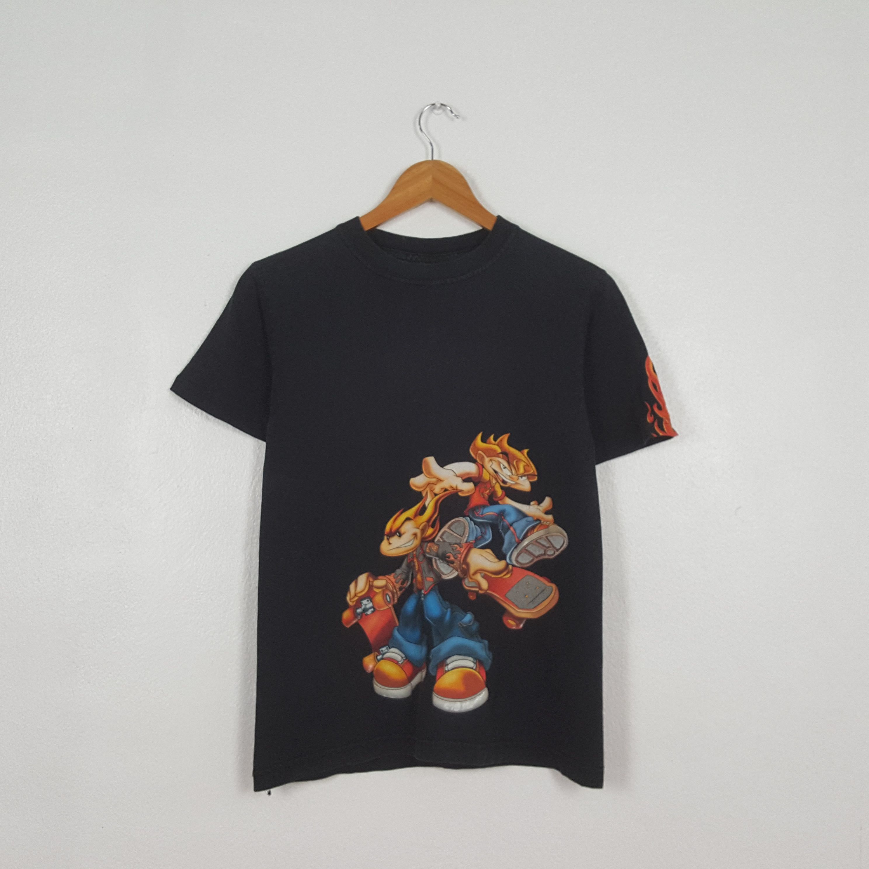 Vintage Vintage Flamehead Skateboard Brand T-Shirt C319N39 Size US S / EU 44-46 / 1 - 1 Thumbnail