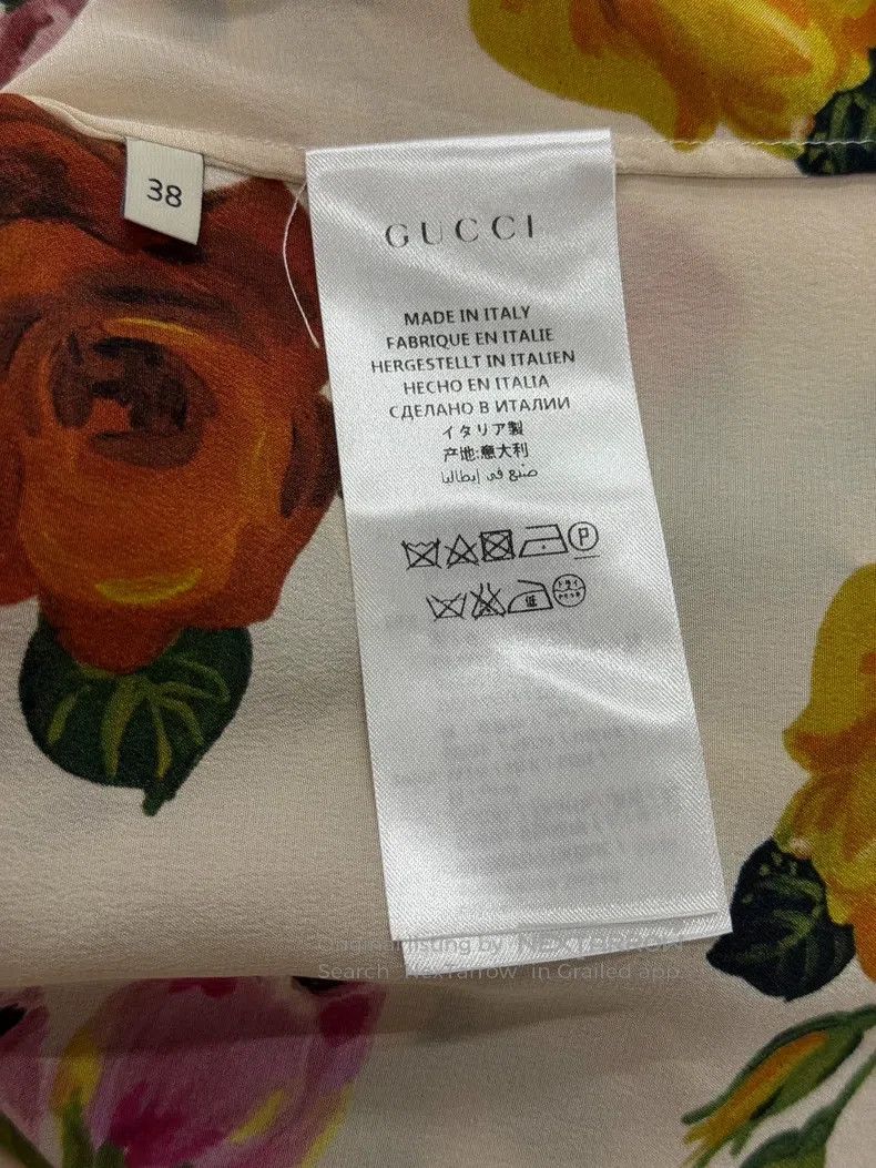 Gucci Gucci Bee flower silk printed sleeveless Size XS / US 0-2 / IT 36-38 - 5 Thumbnail