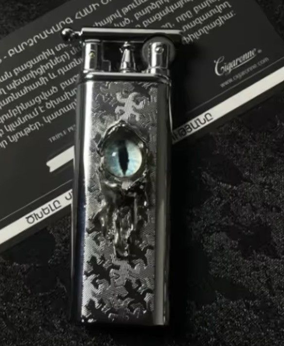 Other Punk Metal Silver Lighter Gothic Style Size ONE SIZE - 4 Thumbnail