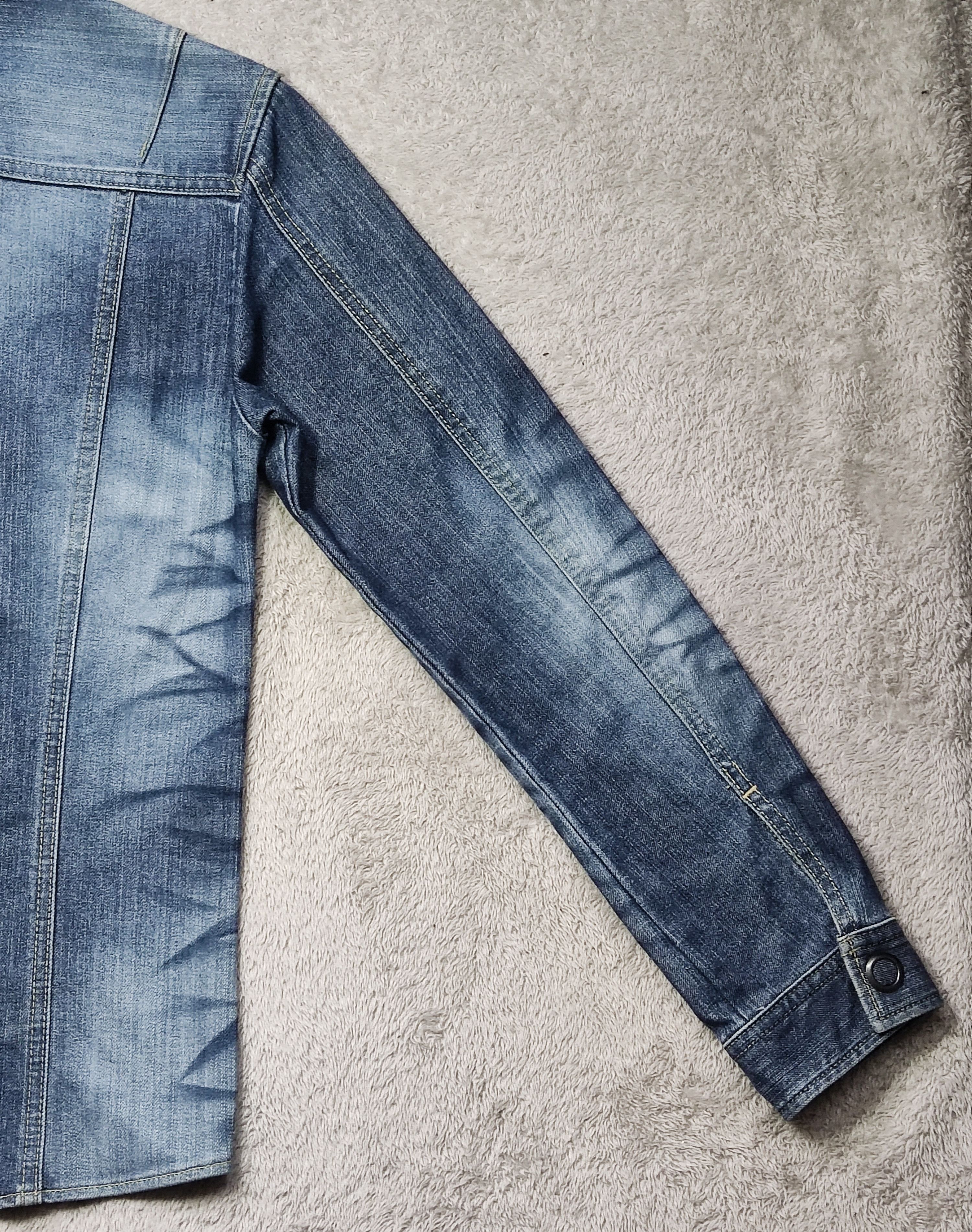 Tornado Mart Distressed Tornado Mart 3D Wrinkle Slim Denim Y2K Jacket Size M / US 6-8 / IT 42-44 - 11 Thumbnail