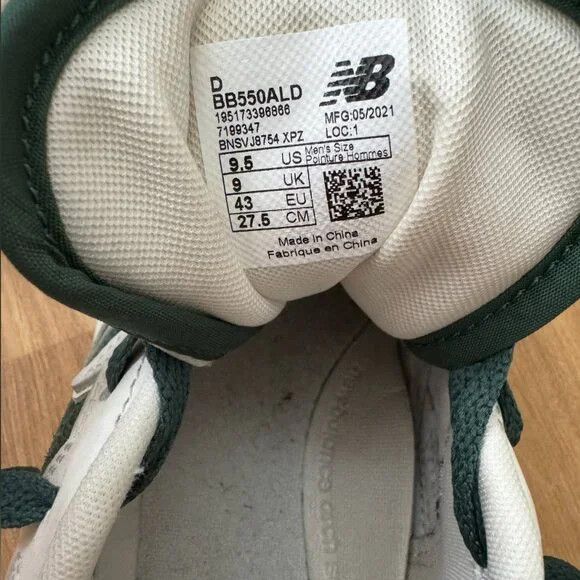 Aime Leon Dore × New Balance Aime Leon Dore New Balance 550s in white/green Size US 9.5 / EU 42-43 - 7 Thumbnail