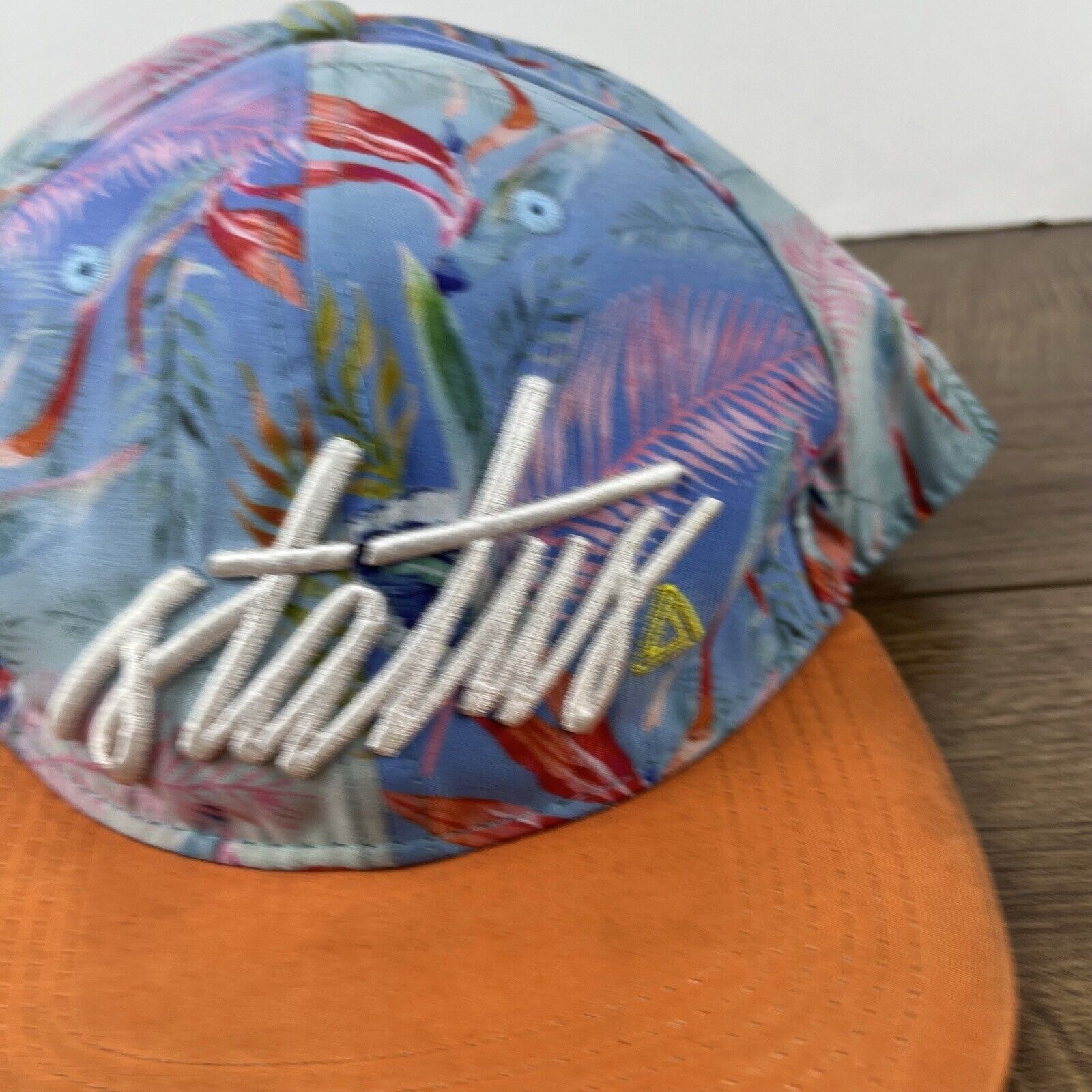 Other Status Hat Orange Blue Snapback Hat Blue Adjustable Hat Adul Size ONE SIZE - 8 Thumbnail