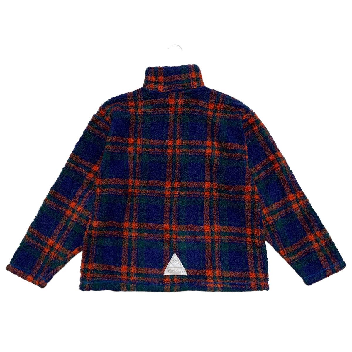 L.L. Bean Vintage LL Bean Tartan Deep Pile Fleece Sweater Size US S / EU 44-46 / 1 - 8 Thumbnail