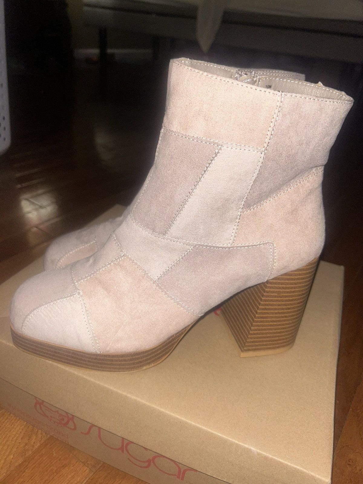 Sugar NWB Warrant 2 Patchwork Boots Size US 10 / IT 40 - 5 Thumbnail