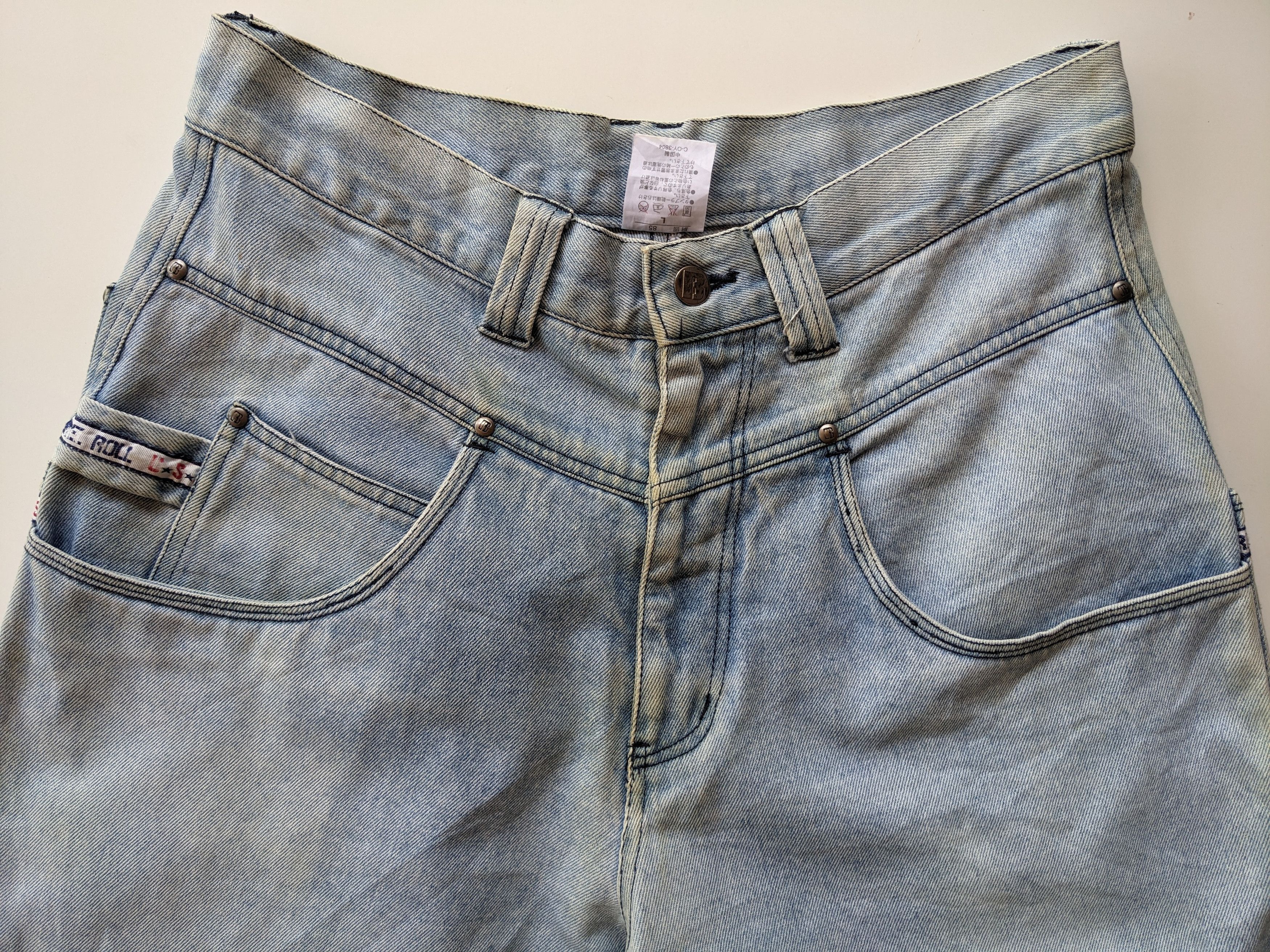 Fubu × JNCO × Vintage Vintage Barrel Roll baggy like jnco flamehead Size US 30 / EU 46 - 5 Thumbnail