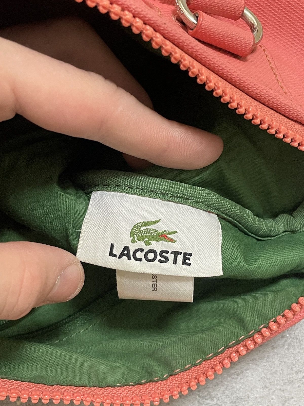 Lacoste Lacoste Women’s Handbag Bowling Pink Bag Size ONE SIZE - 5 Thumbnail