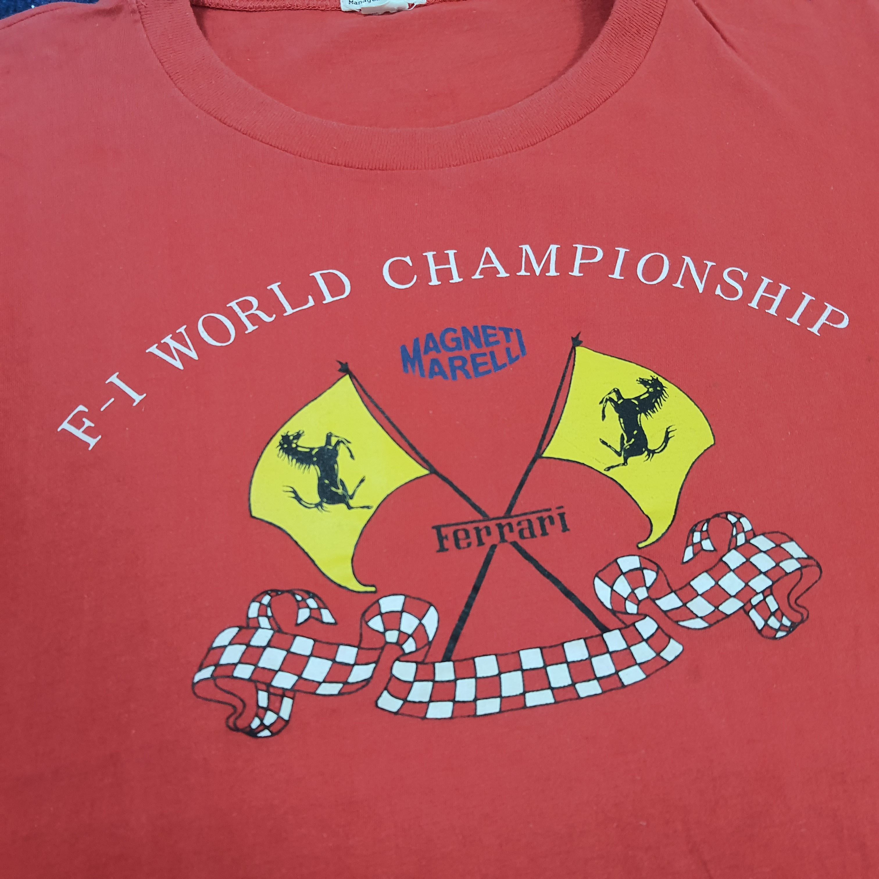 Ferrari × Vintage Vintage F1 Magneti Marelli Ferrari Motorsports Tshirt Size US L / EU 52-54 / 3 - 2 Thumbnail