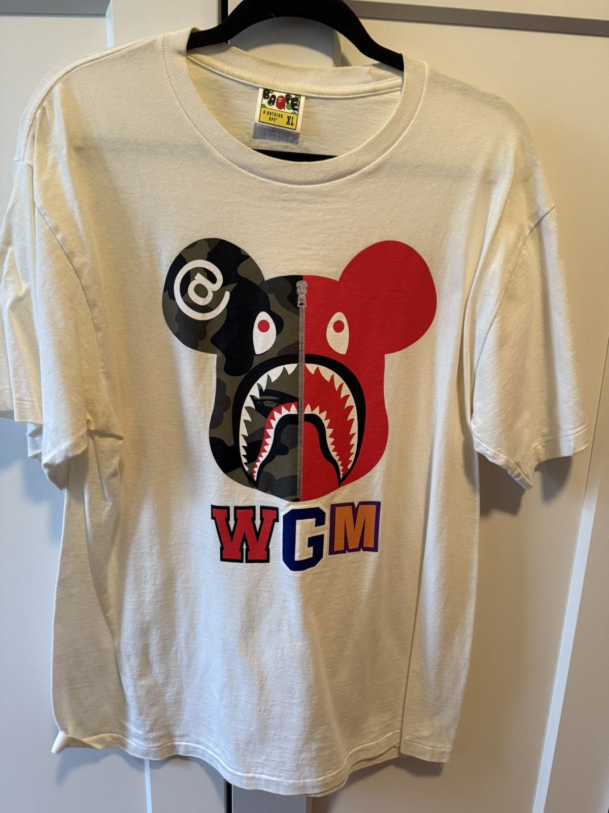 Bape Bape Medicom Bearbrick Shark Tee Shirt XL Size US XL / EU 56 / 4 - 1 Thumbnail