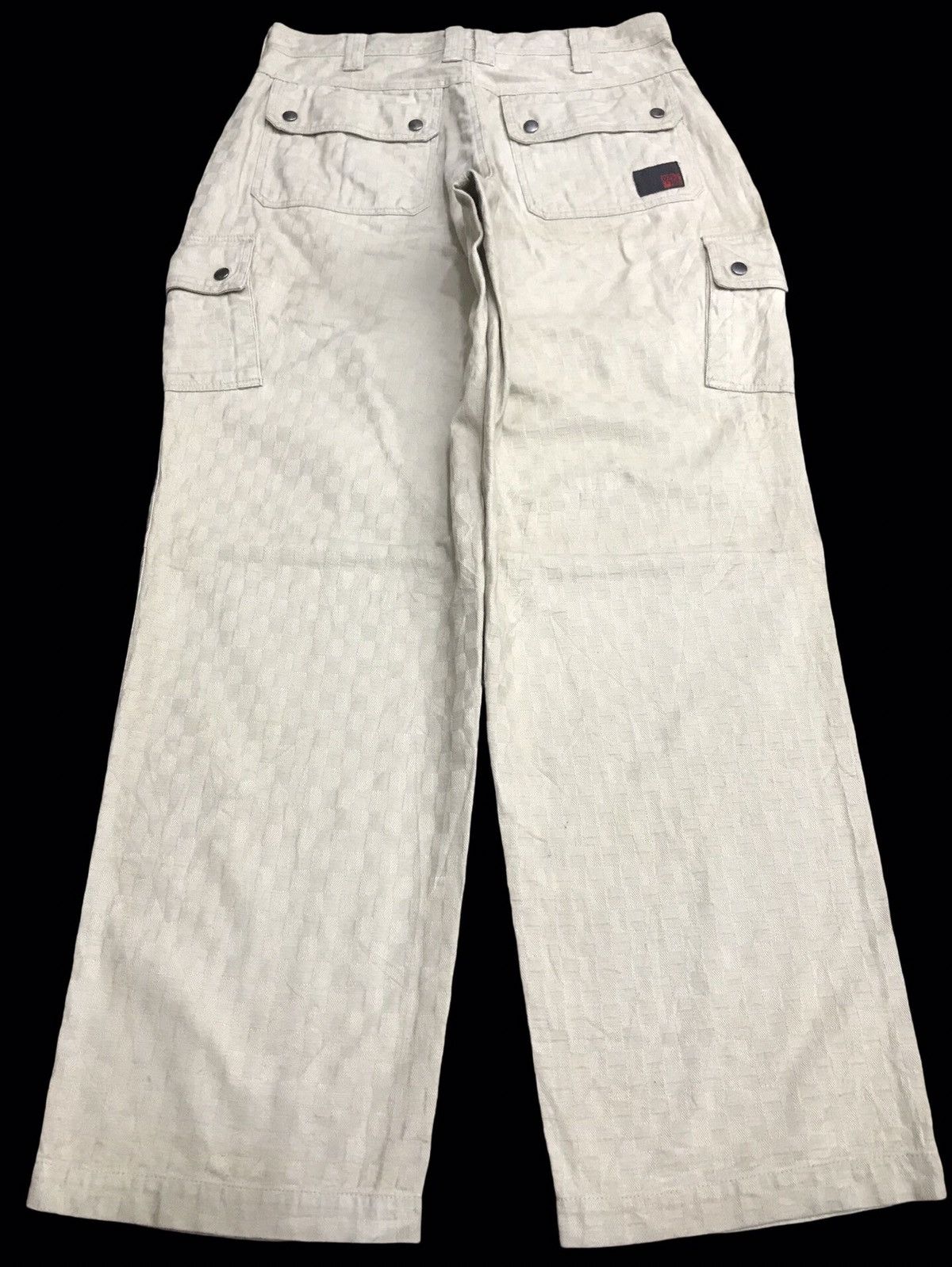 Designer × Japanese Brand Japanese Brand Beautiful Fabric Baggy Cargo Pant Size US 33 - 7 Thumbnail