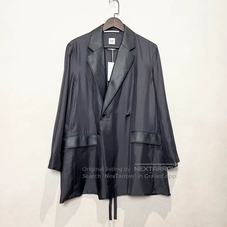Hermes Hermes 24' Mulberry Silk and Sheepskin Patchwork Jacket Size XS / US 0-2 / IT 36-38 - 2 Thumbnail