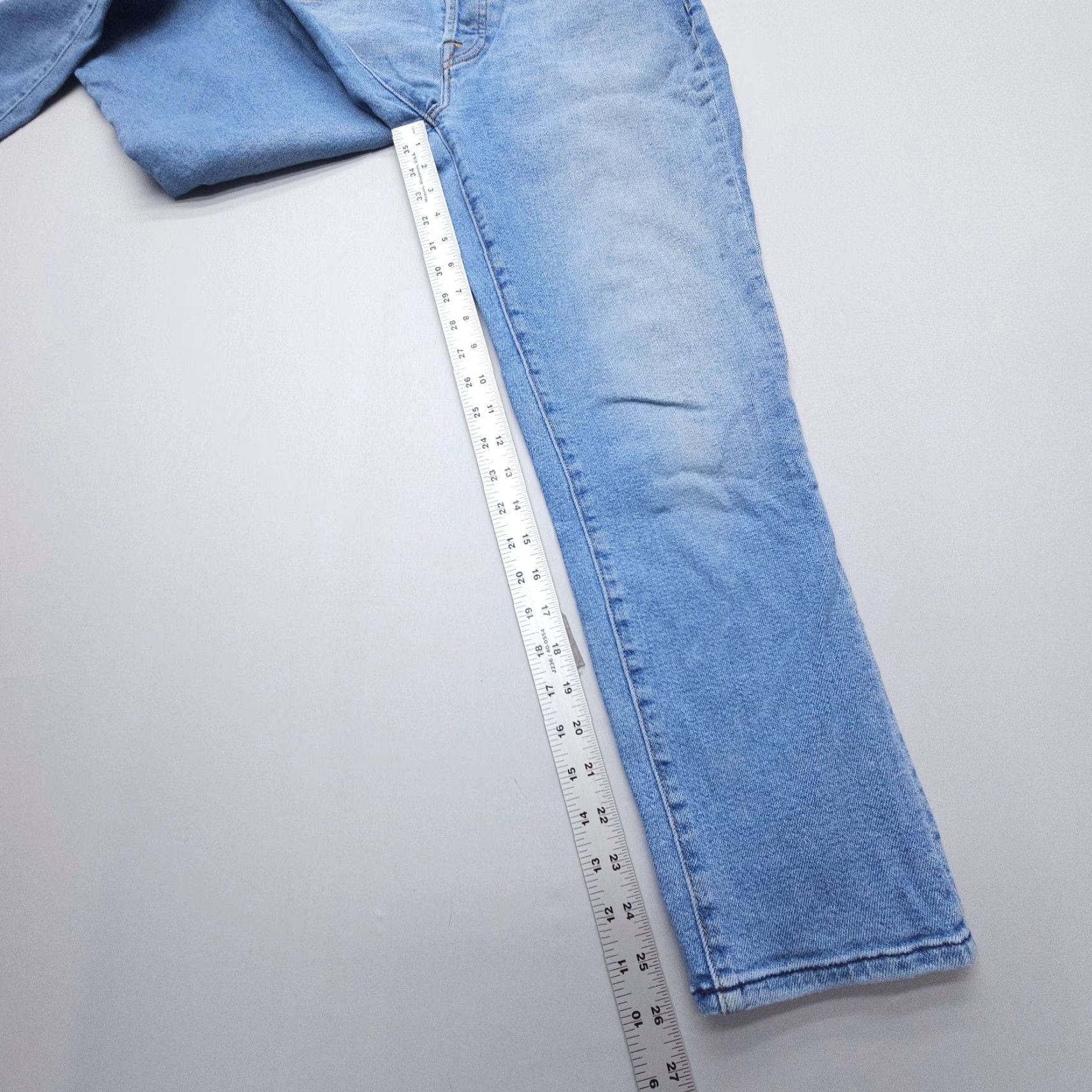 7 For All Mankind 7 for All Mankind Josefina Jeans Womens 29 Blue Button Fly Luxe Vintage Ankle Jeans Size 29" - 5 Thumbnail