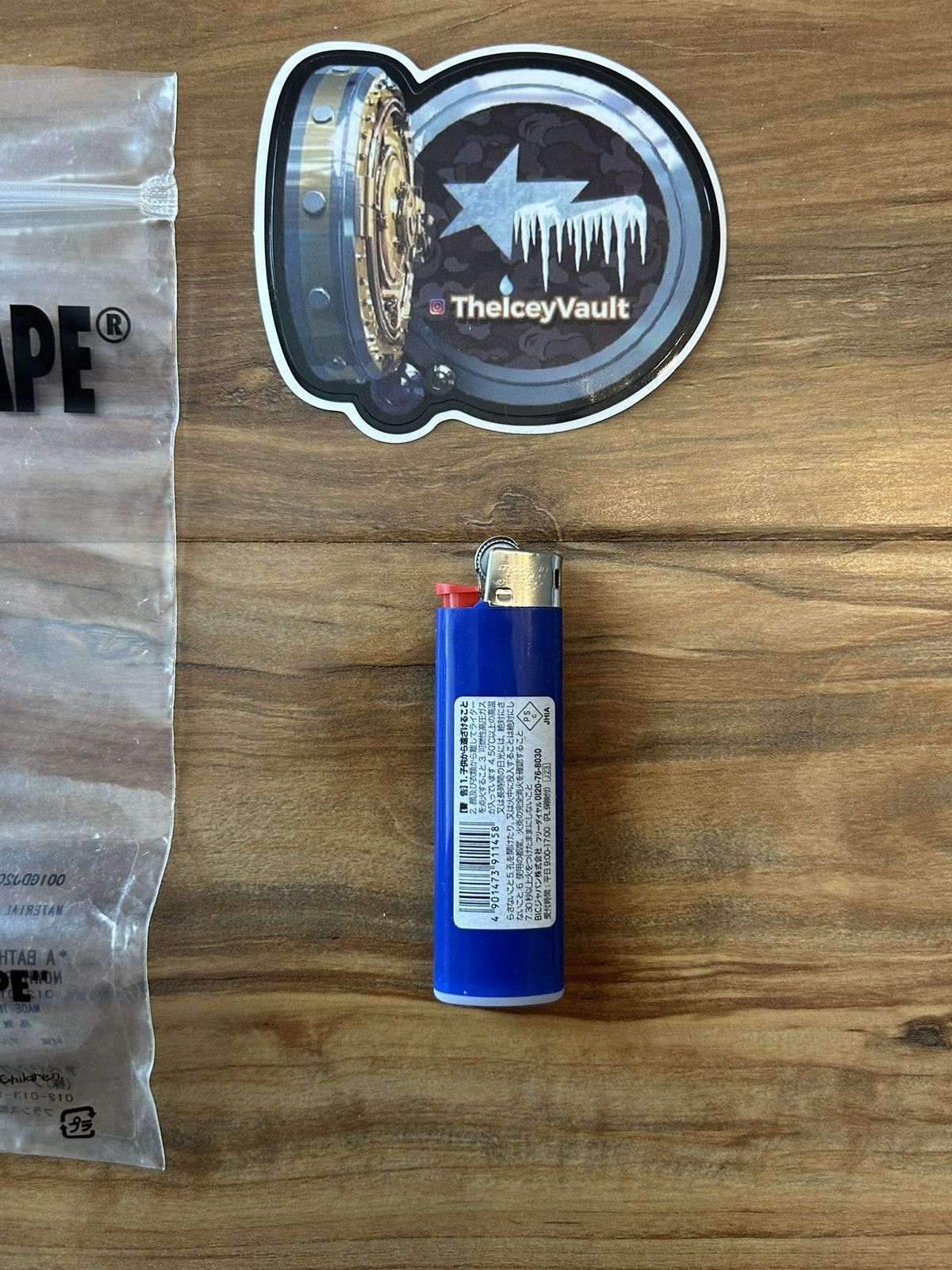 Bape NEW Bape Blue Camo Slim Bic Lighter Size ONE SIZE - 5 Thumbnail